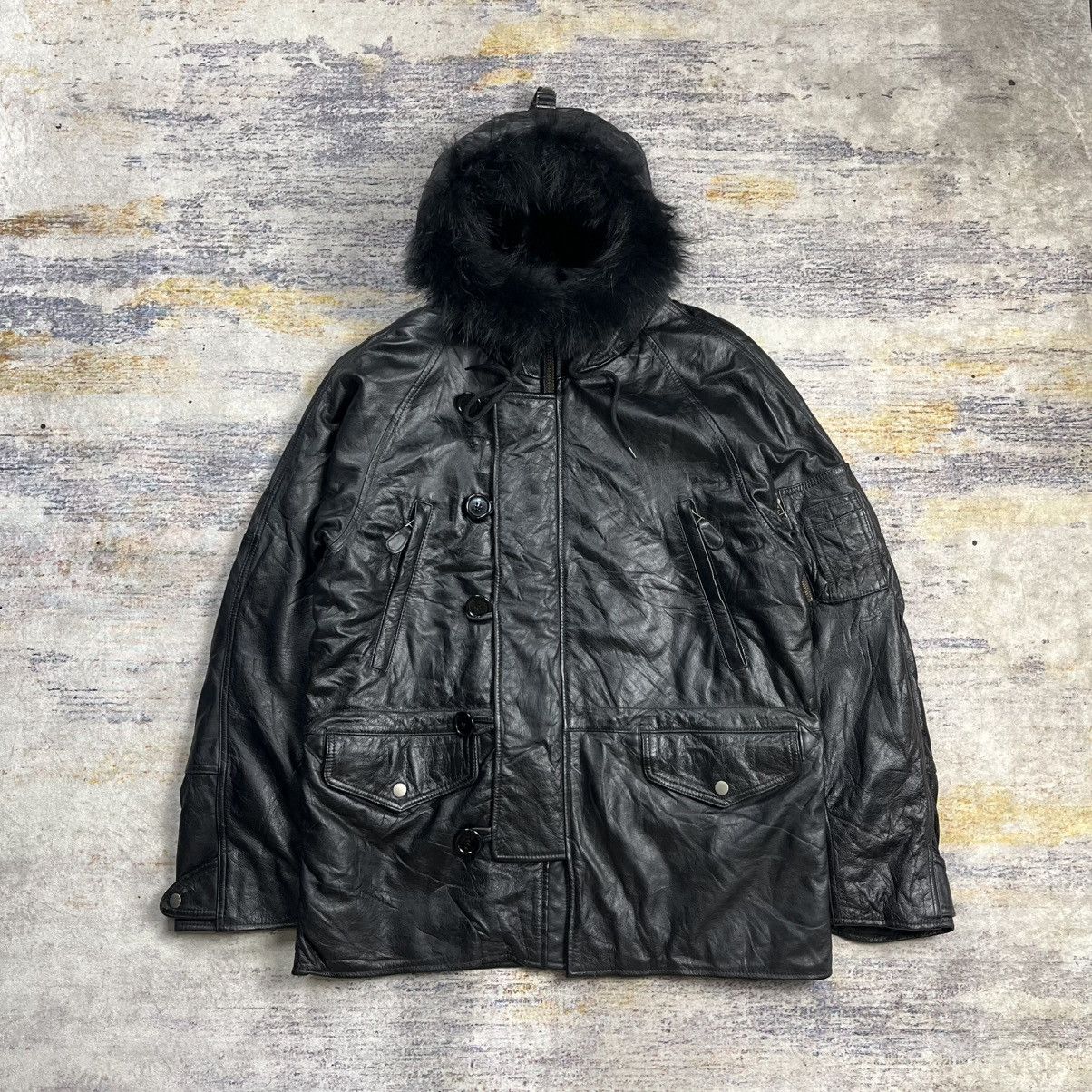 Japanese Brand × Kadoya Kadoya N-3B thinsulate rider leather jacket Size US L / EU 52-54 / 3 - 2 Thumbnail