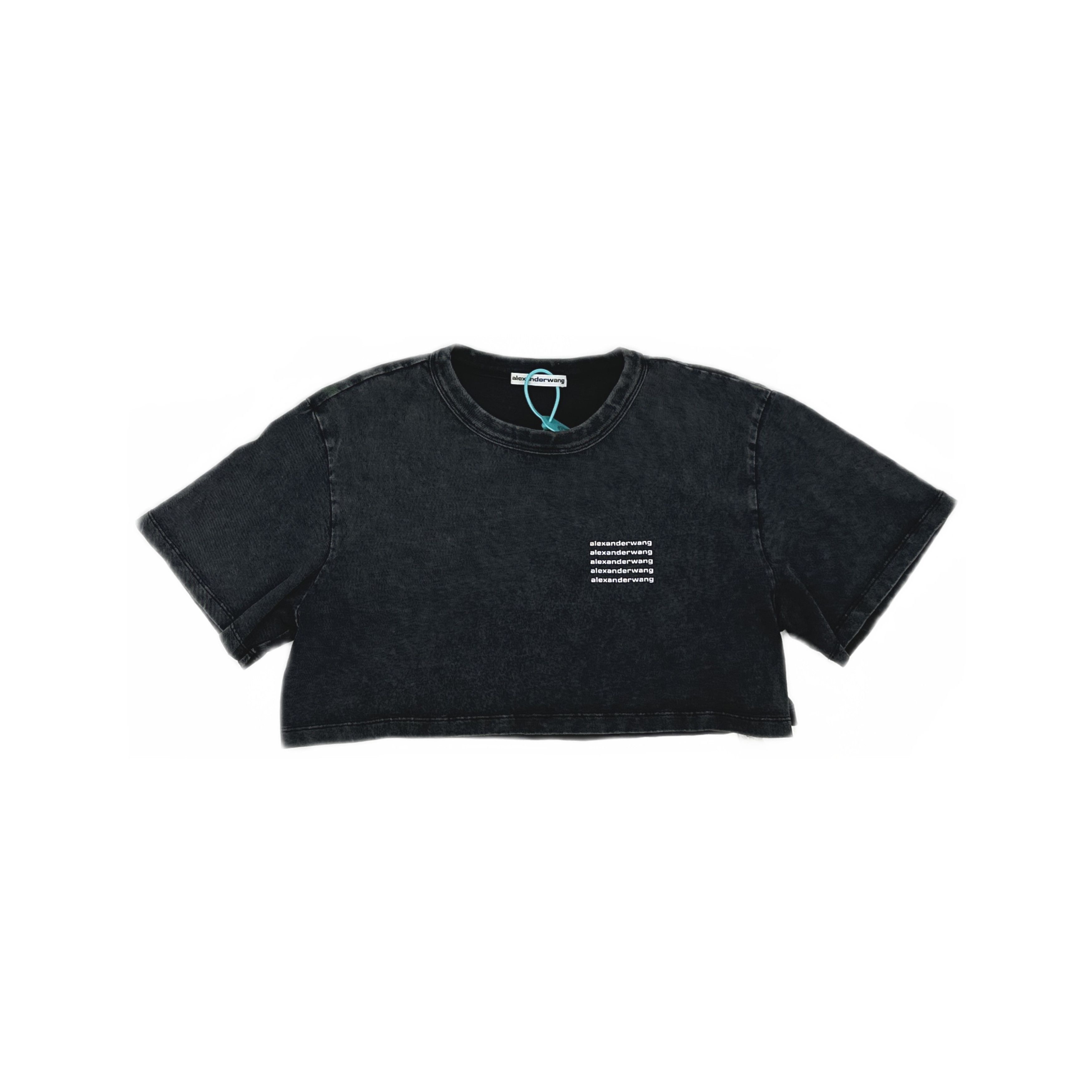 Alexander Wang Alexander Wang Logo Acid Wash Crop Top Size S Size S / US 4 / IT 40 - 1 Thumbnail