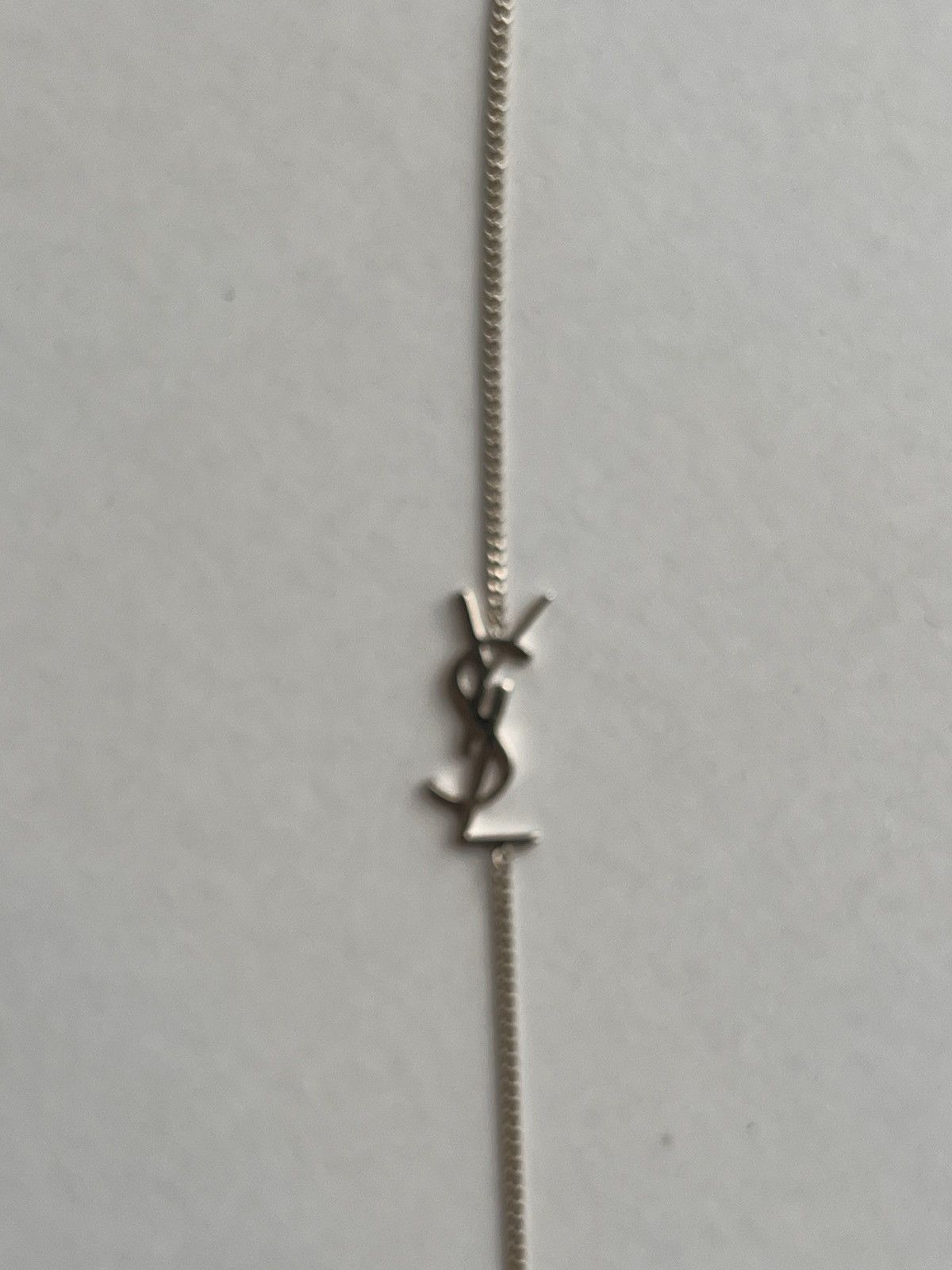 Yves Saint Laurent Saint Laurent Cassandre Charm Bracelet – Palladium YSL logo Size ONE SIZE - 14 Thumbnail