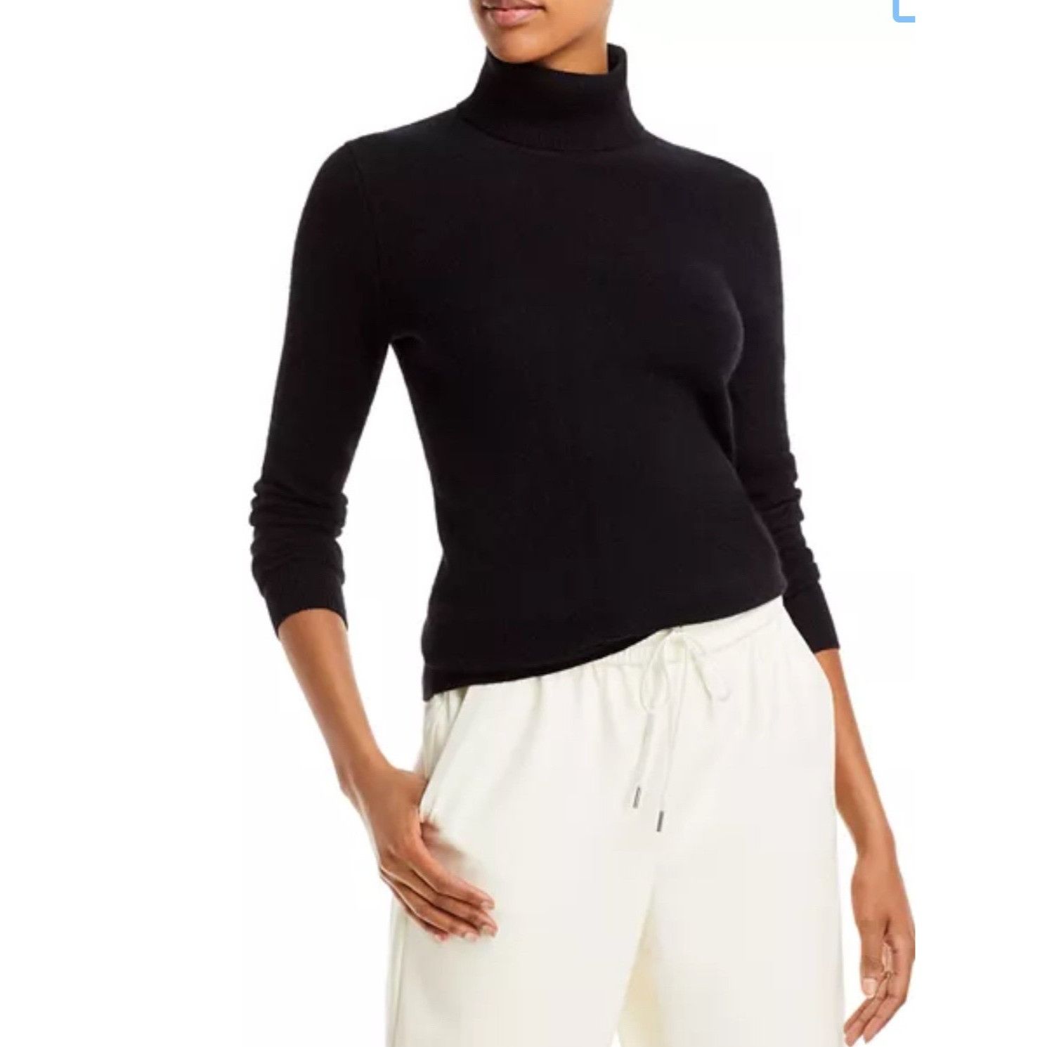 Bloomingdale's Bloomingdale's Cashmere Cashmere Turtleneck Sweater size XS Size XS / US 0-2 / IT 36-38 - 1 Thumbnail