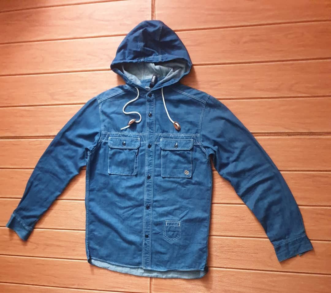 Japanese Brand 💥SILAS Japanese brand harajuku blue colour hoodie chambray Size US M / EU 48-50 / 2 - 5 Thumbnail