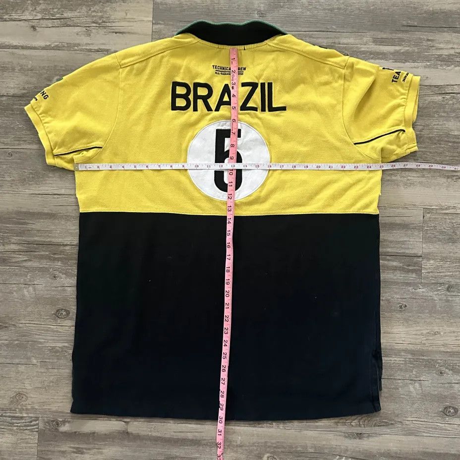 Polo Ralph Lauren Vintage Polo Ralph Lauren RL1 Racing Brazil Rugby Shirt Size US XXL / EU 58 / 5 - 7 Thumbnail