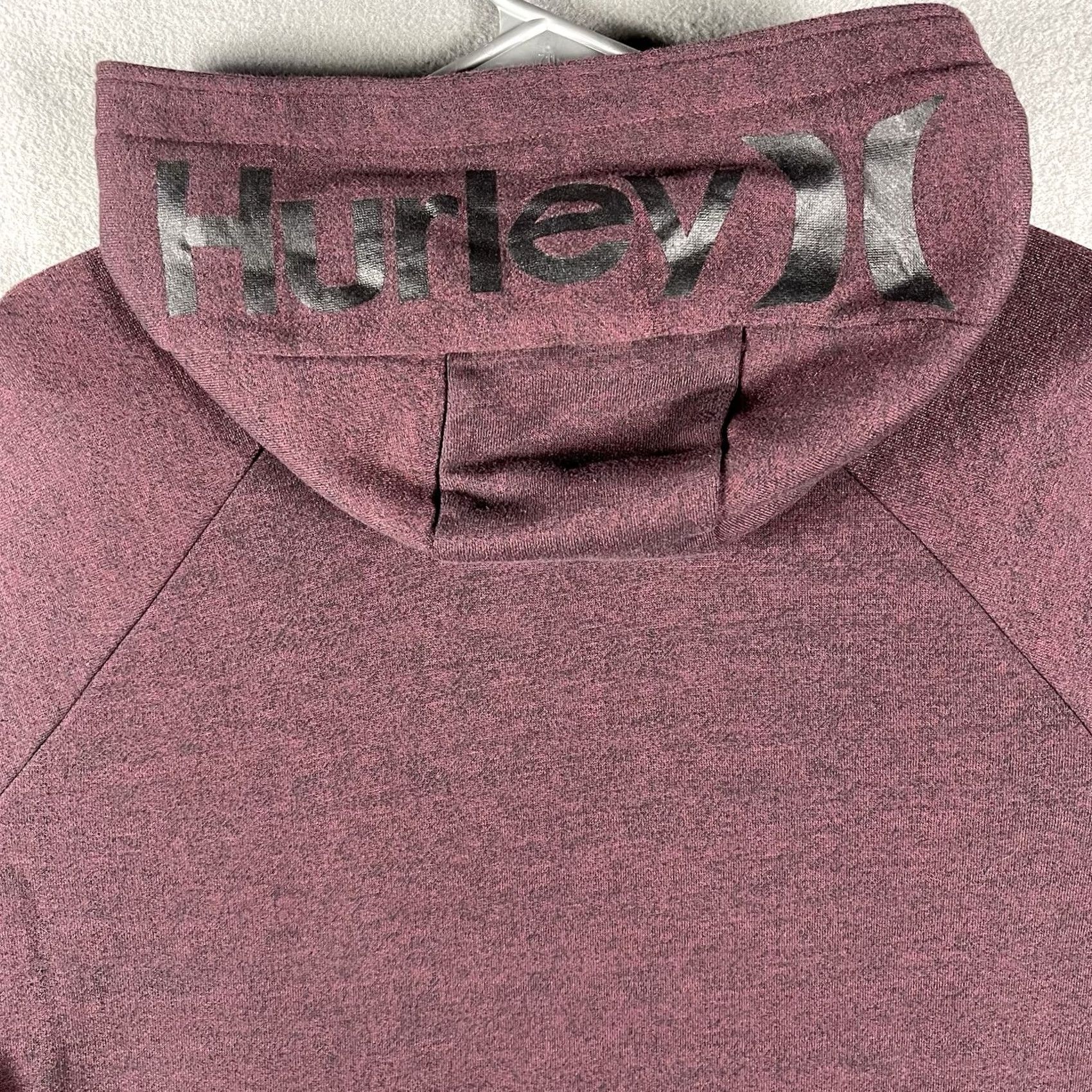 Hurley Hurley Lightweight Hoodie Mens Size M Blue Heathered Pullover Long Sleeve Crew Neck Logo All Seasons Lightweight Hooded Size US M / EU 48-50 / 2 - 8 Thumbnail