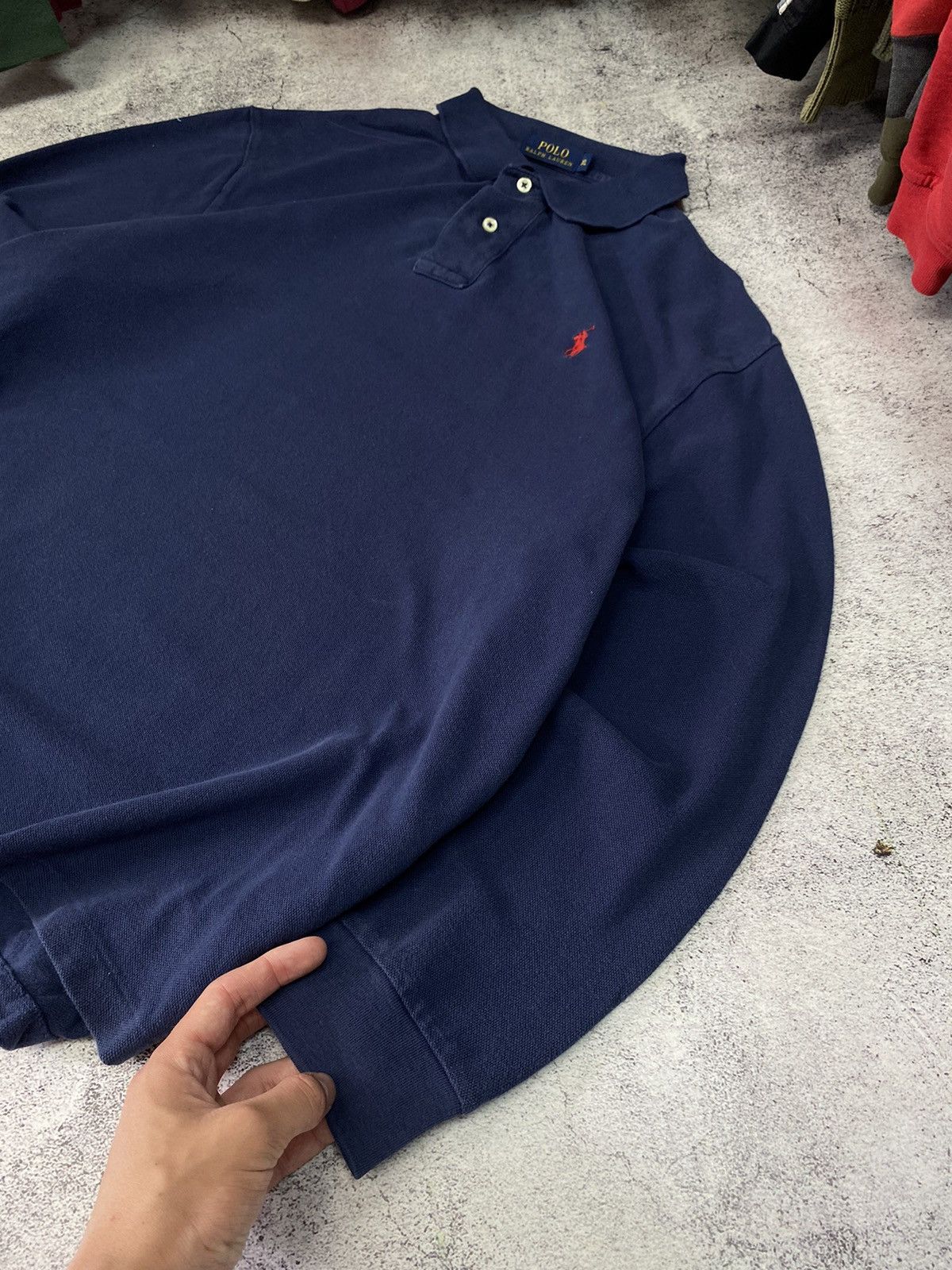 Japanese Brand × Polo Ralph Lauren × Vintage Polo ralph lauren rugby long sleeve y2k style Size US XL / EU 56 / 4 - 6 Thumbnail