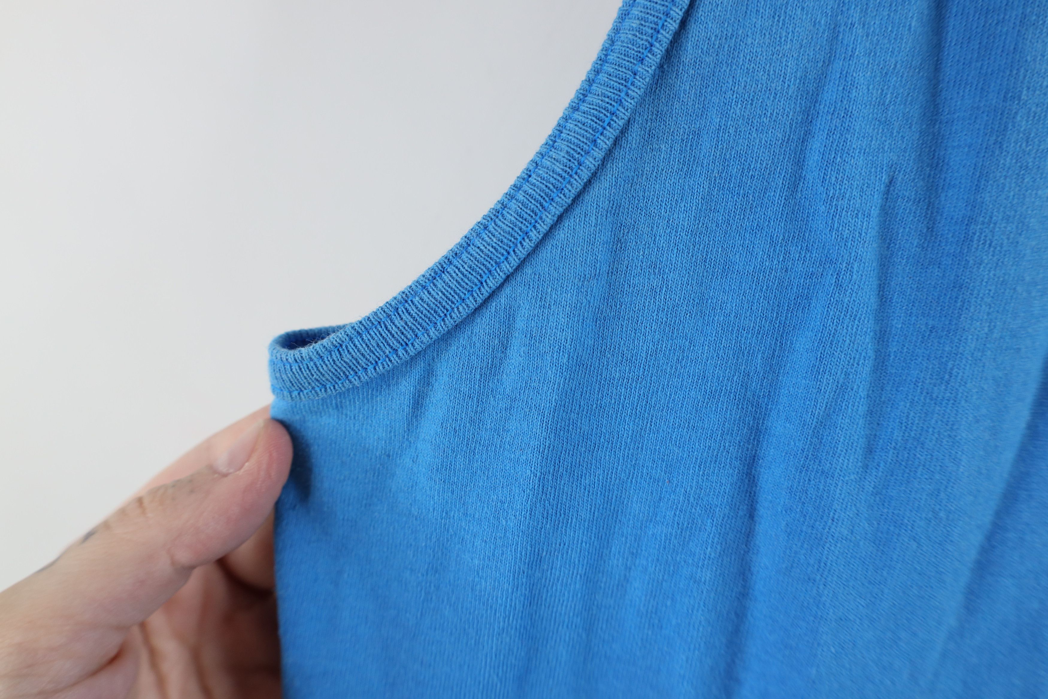 Nike × Vintage Vintage Nike Swim My Splash Tank Top T-Shirt Blue Cotton Size US L / EU 52-54 / 3 - 5 Thumbnail