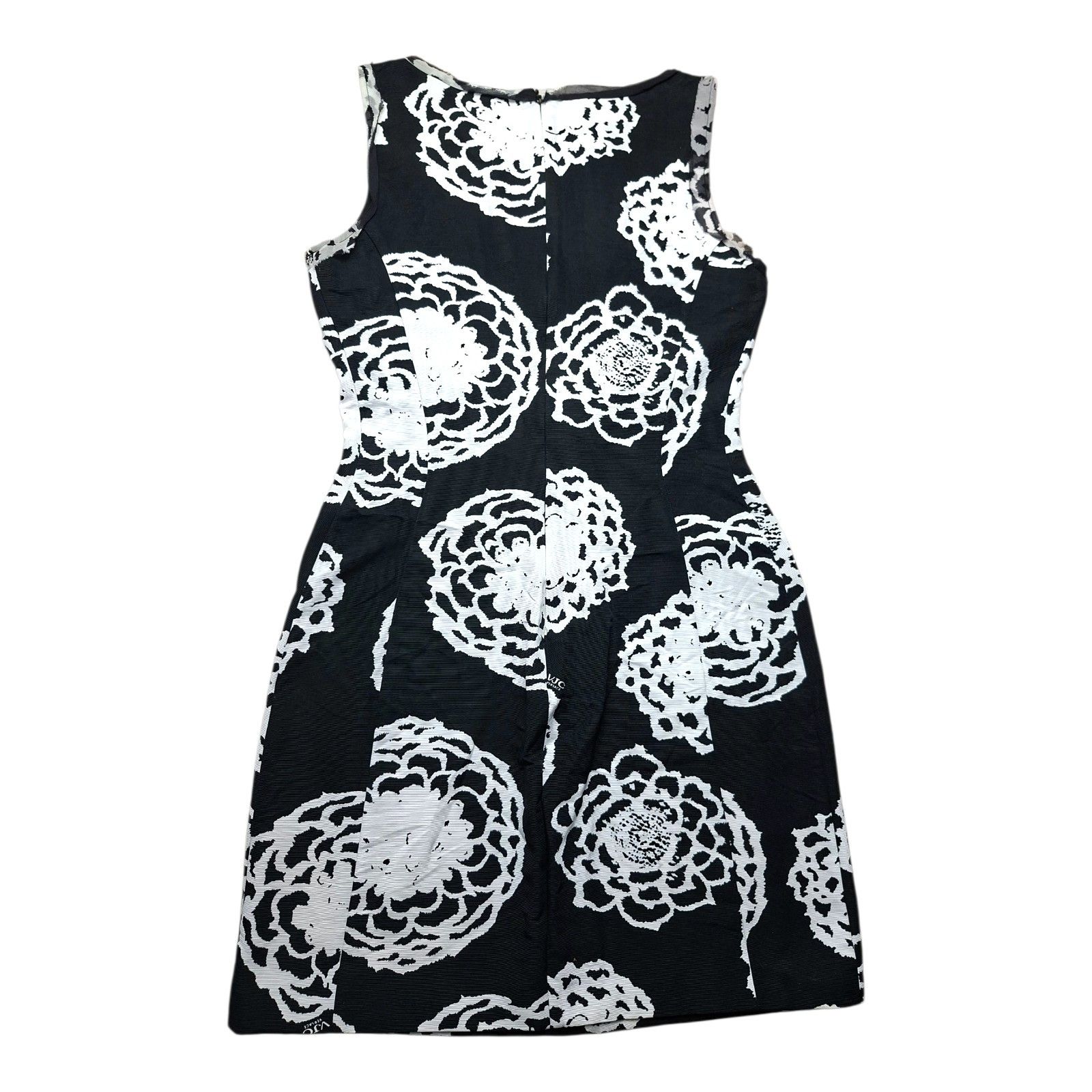 Versace Jeans Couture Vintage VJC Versace Floral Mini Dress Black White Size S / US 4 / IT 40 - 5 Thumbnail