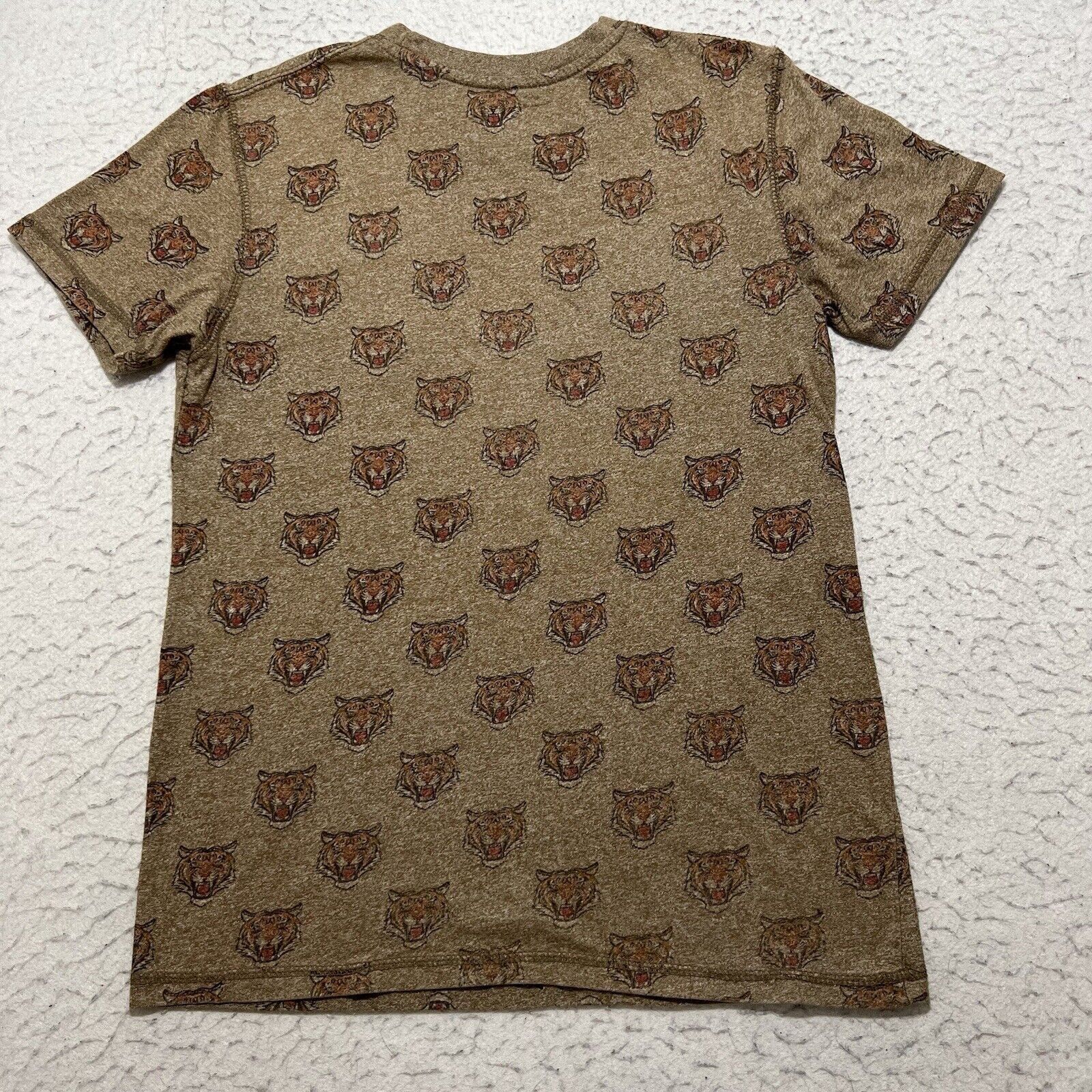 Other Creative Destruction Tiger Pattern Brown Graphic T Shirt Size US S / EU 44-46 / 1 - 9 Thumbnail