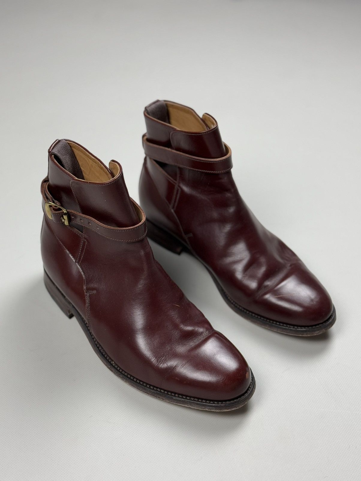 Alfred Sargent Childrey Vintage Leather Chelsea Boots Shoes, Men's (Size 8.5)