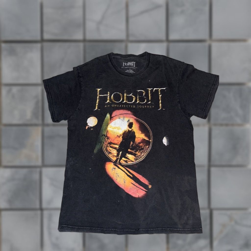 Vintage Hobbit T-Shirt An Unexpected Journey Black Medium Men Size US M / EU 48-50 / 2 - 1 Thumbnail