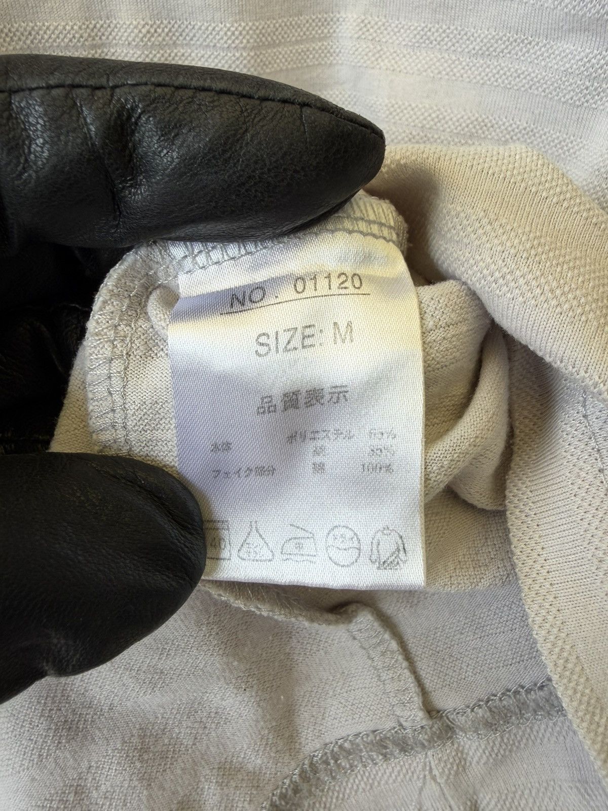 Yohji Yamamoto Sacsny Y'saccs Yohji Yamamoto Textured V-Neck T-Shirt Size US M / EU 48-50 / 2 - 4 Thumbnail