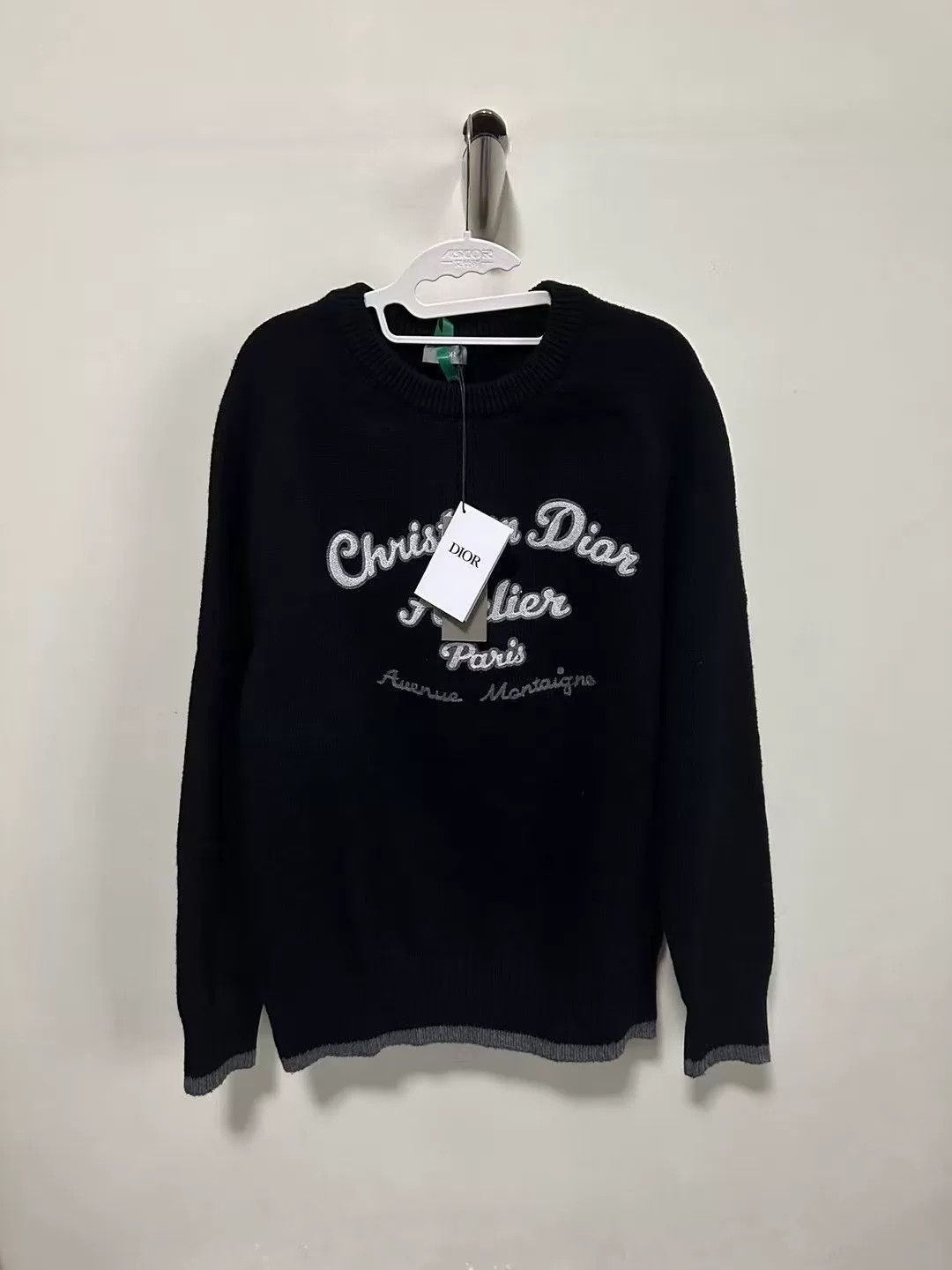 Dior dior logo sweater in black Size US L / EU 52-54 / 3 - 1 Thumbnail