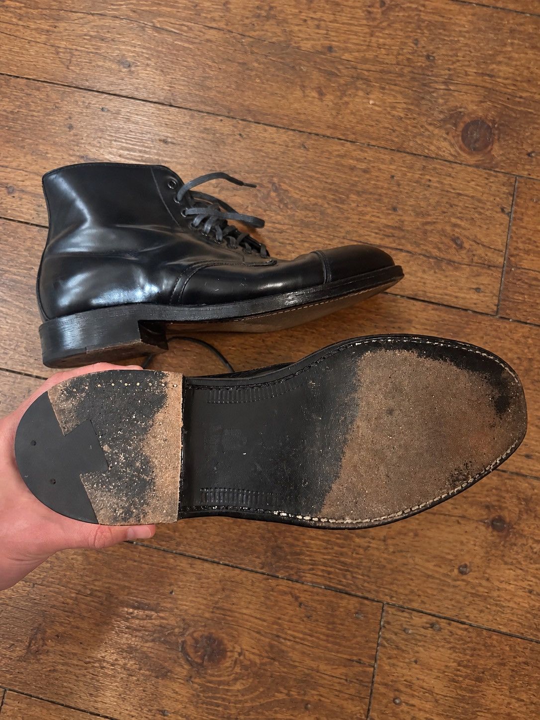 Alden Alden 4065 Cap Toe Boot in Black Shell Cordovan - 8.5 Size US 8.5 / EU 41-42 - 9 Thumbnail