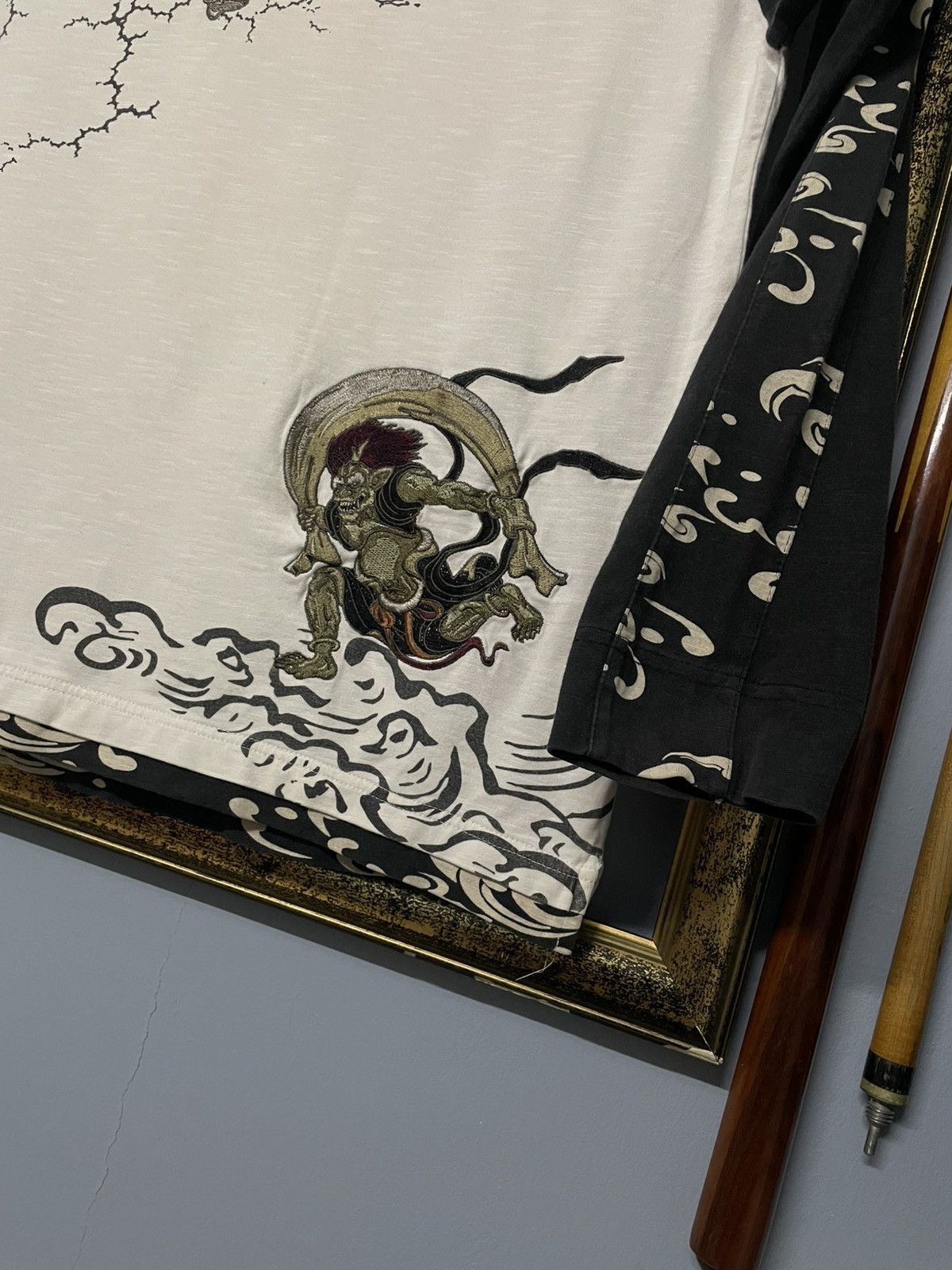 Designer × Japanese Brand × Vintage Vintage Iconic Karakuri Generation Embroidery God Sukajan Size US M / EU 48-50 / 2 - 11 Thumbnail