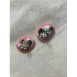Jil Sander o1loc1c1124 Size: OS/ Ceramic Earrings in Pink Size ONE SIZE - 2 Thumbnail