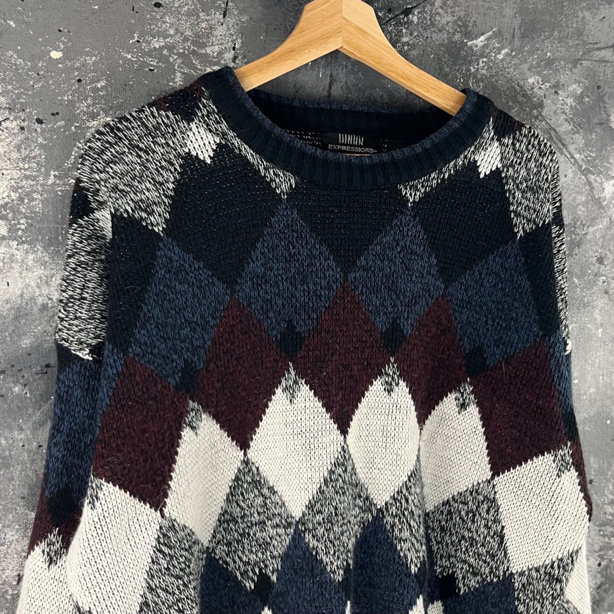 Vintage Vintage 90’s Expression sweater Size US L / EU 52-54 / 3 - 2 Thumbnail