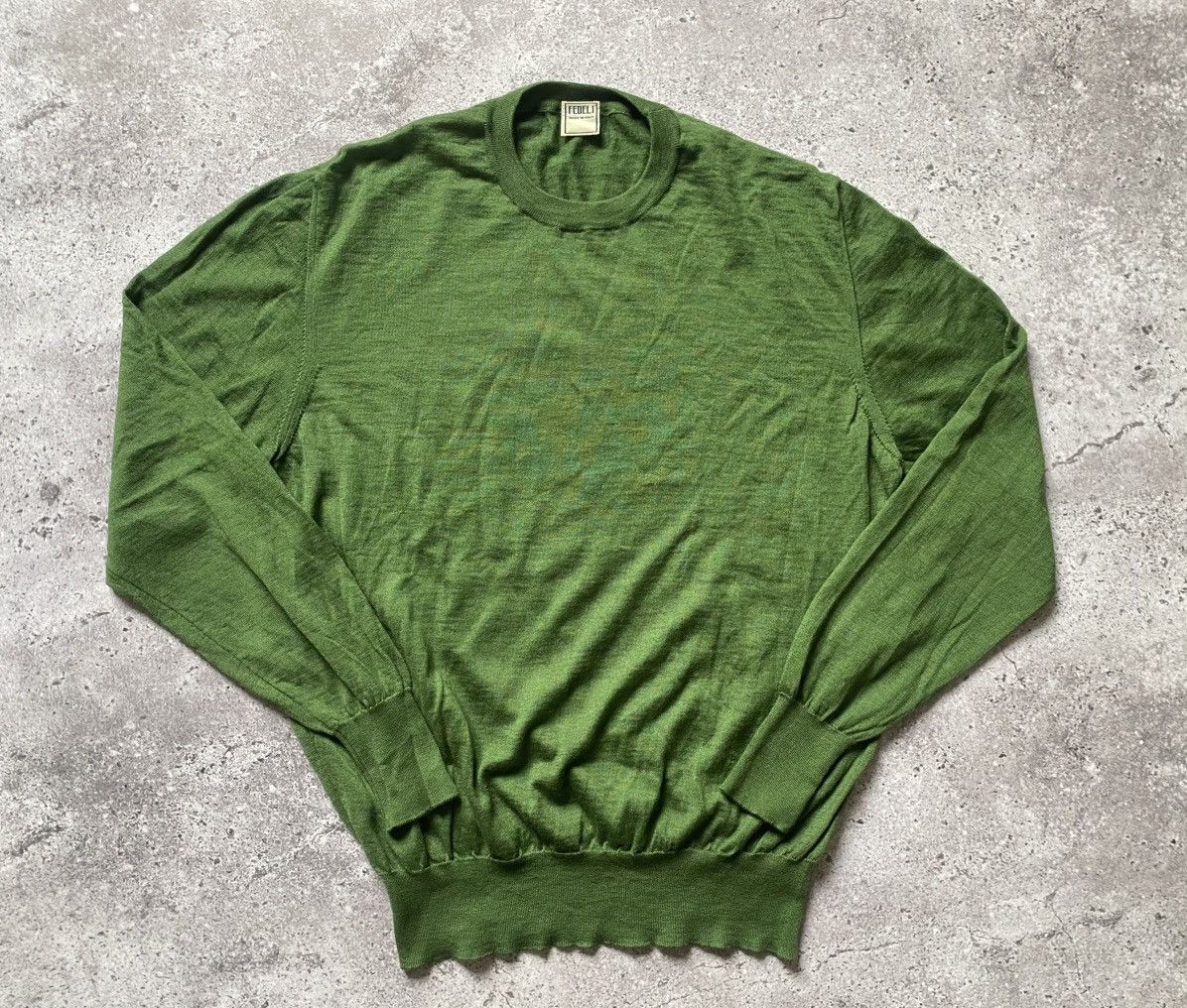 Fedeli Fedeli cashmere silk men sweater made in Italy size S (46) Size US S / EU 44-46 / 1 - 1 Thumbnail