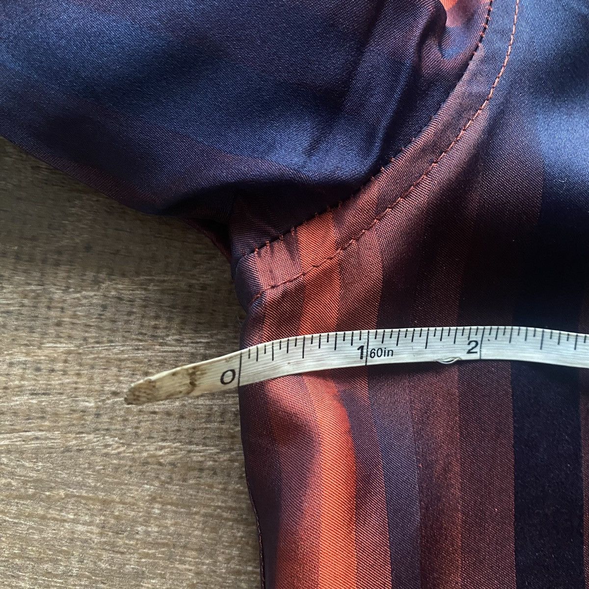 Gucci F/W 1997 Gucci by Tom Ford Runway Red Ombré Stripe Silk Size S / US 4 / IT 40 - 14 Thumbnail
