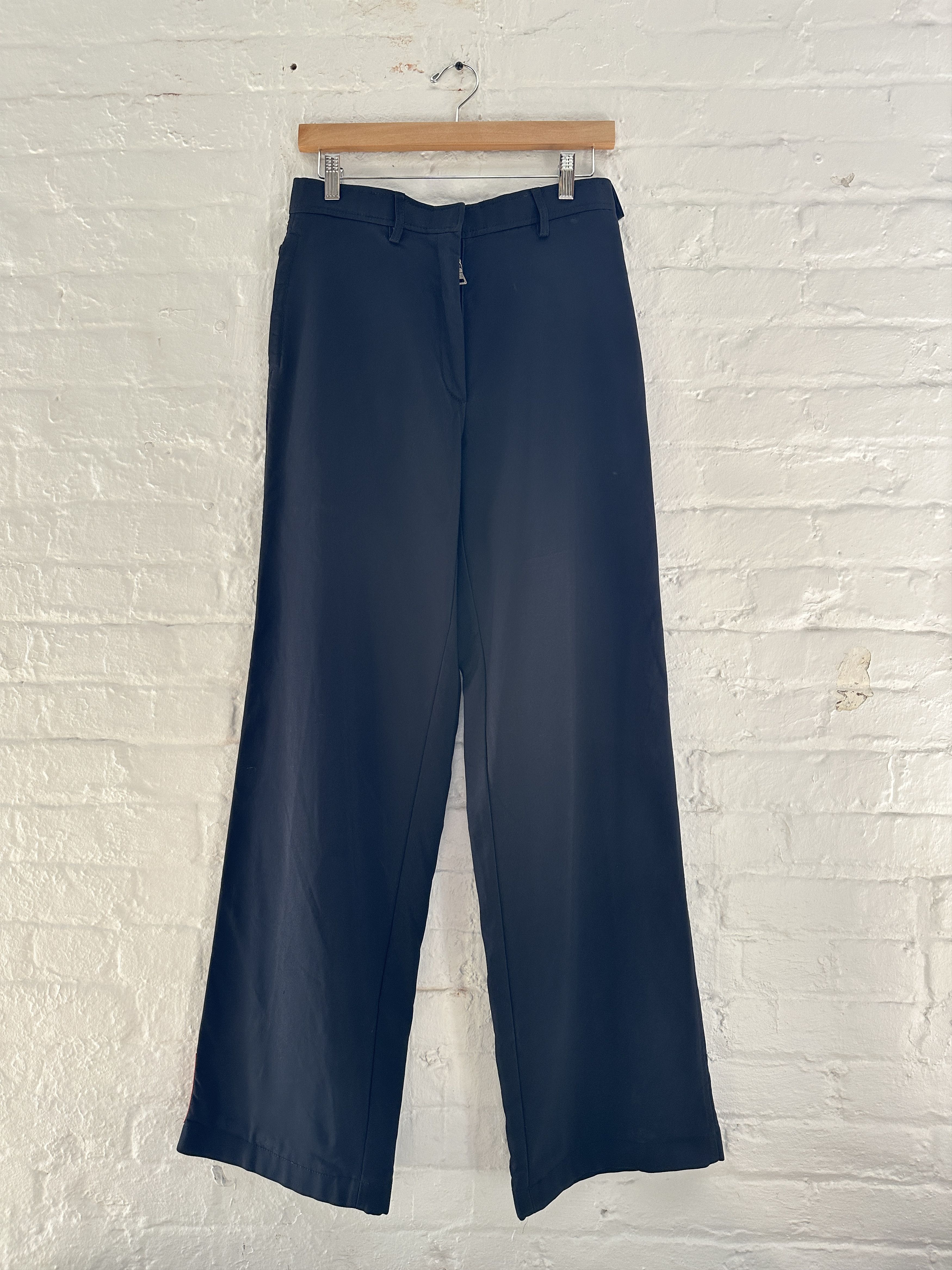 Prada Prada Wide Leg Red Tab Trousers Size US 30 / EU 46 - 1 Thumbnail