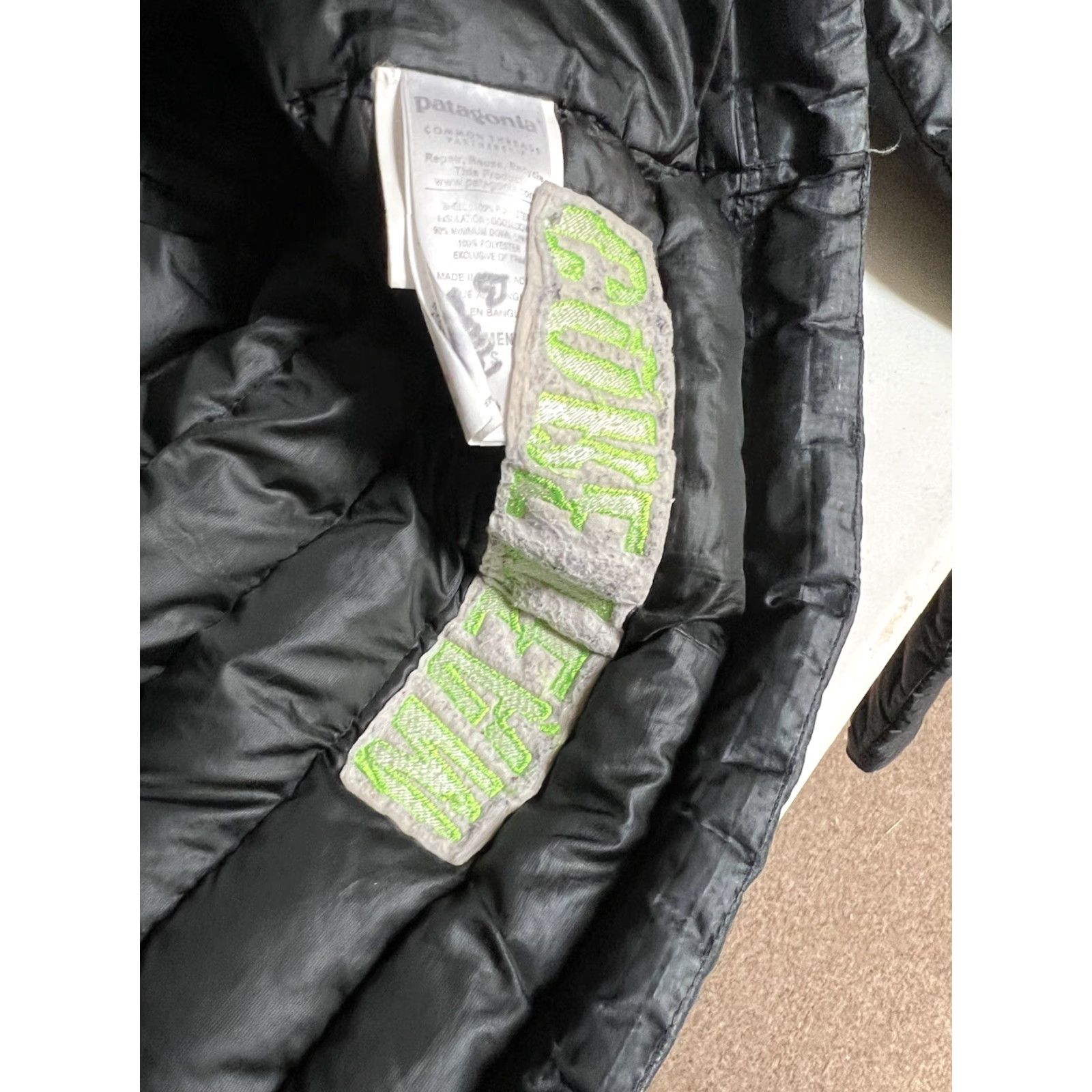 Patagonia Patagonia Full zip Jacket Womens S Black Goosedown Whaleback NH Core Team Pattern: Solid Size S / US 4 / IT 40 - 4 Thumbnail