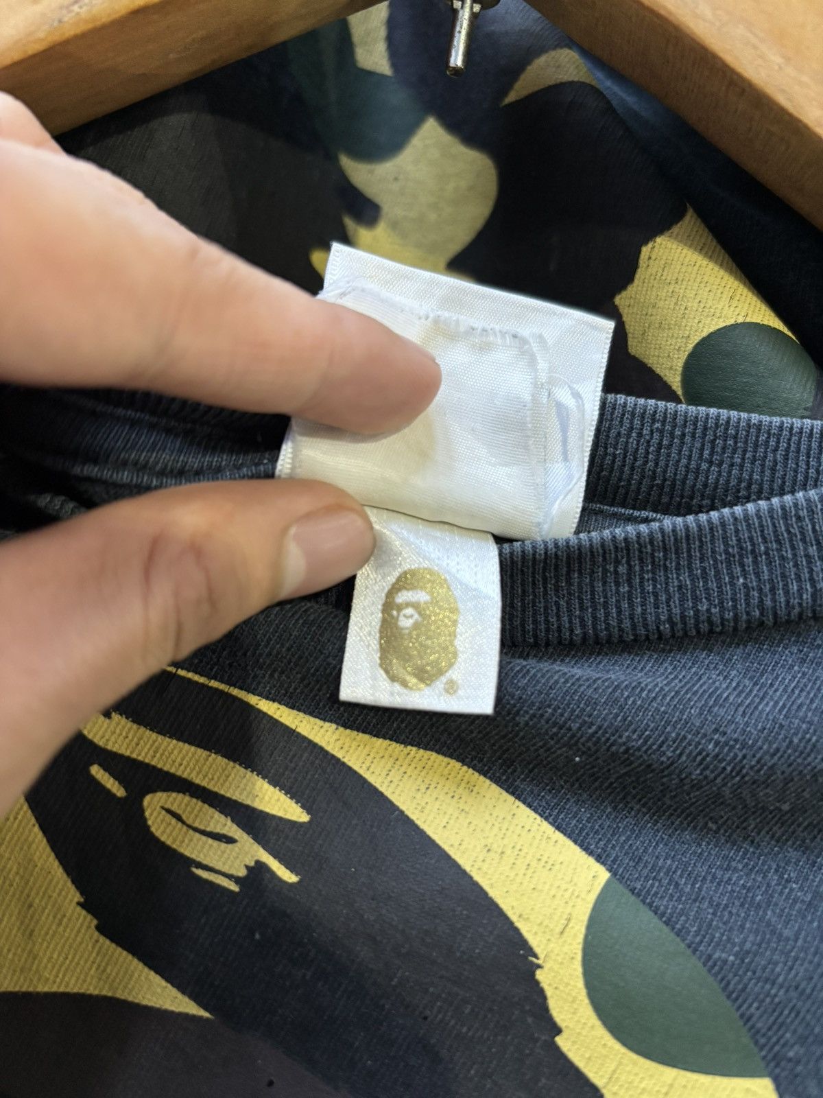 Bape A Bathing Ape (BAPE) 1st Camo Big Ape Mirrored Head Tee Size US M / EU 48-50 / 2 - 7 Thumbnail