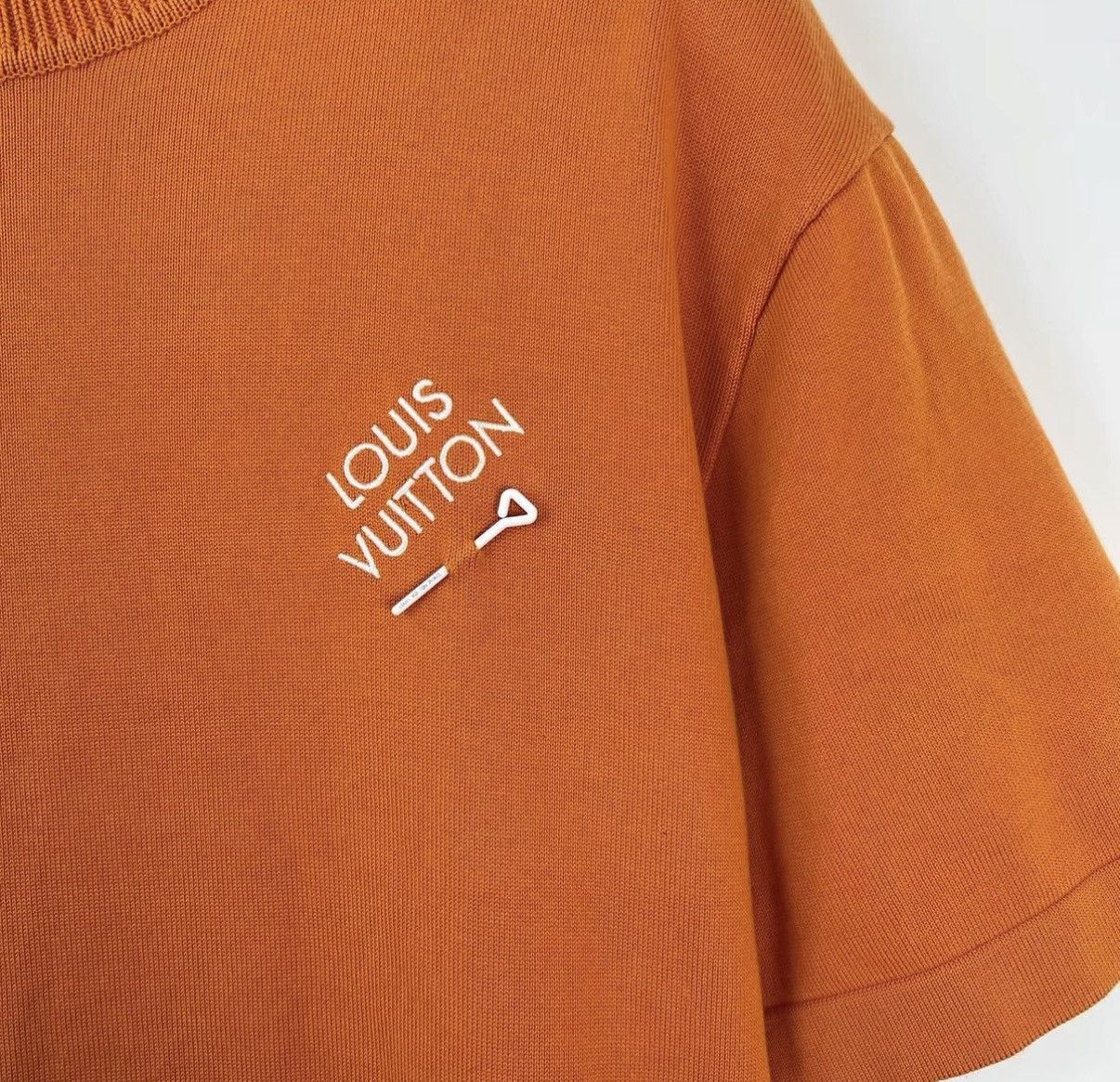 Louis Vuitton Louis Vuitton Pin Embroidered Logo Knit Short Sleeve K12 Size US M / EU 48-50 / 2 - 5 Thumbnail