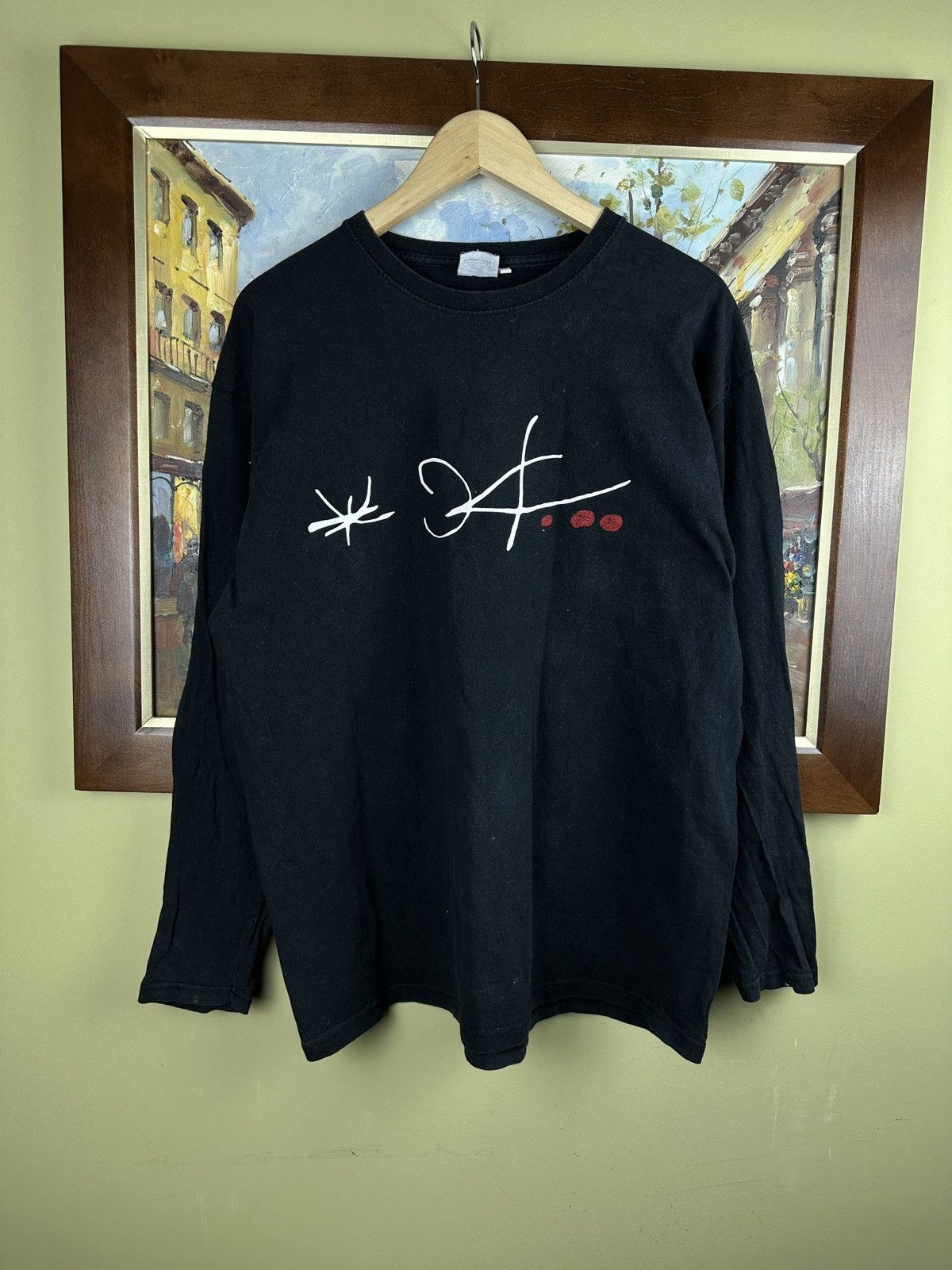 Vintage Vintage 90s Joan Miro foundation long sleeve tee t-shirt Size US L / EU 52-54 / 3 - 1 Thumbnail