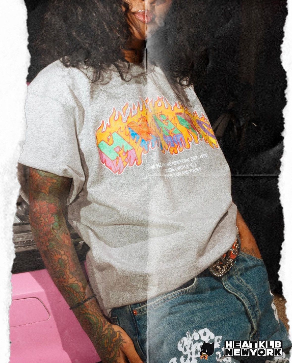 Vintage Heat Club NY Graphic Tee Size Medium Size US M / EU 48-50 / 2 - 3 Thumbnail