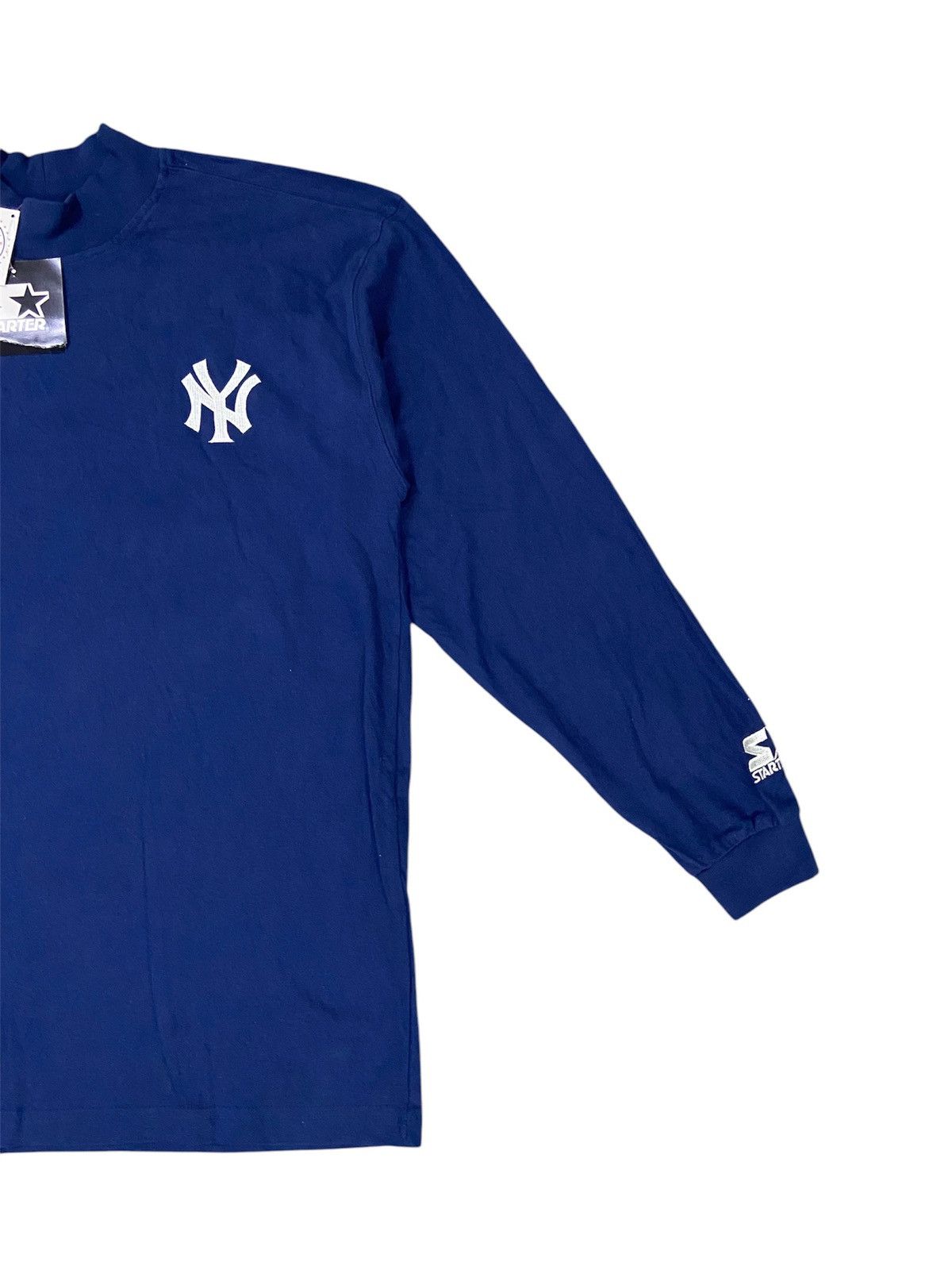 MLB × New York Yankees × Vintage Rare Vintage Starter New York Yankees L/S Tshirt Size US M / EU 48-50 / 2 - 2 Thumbnail