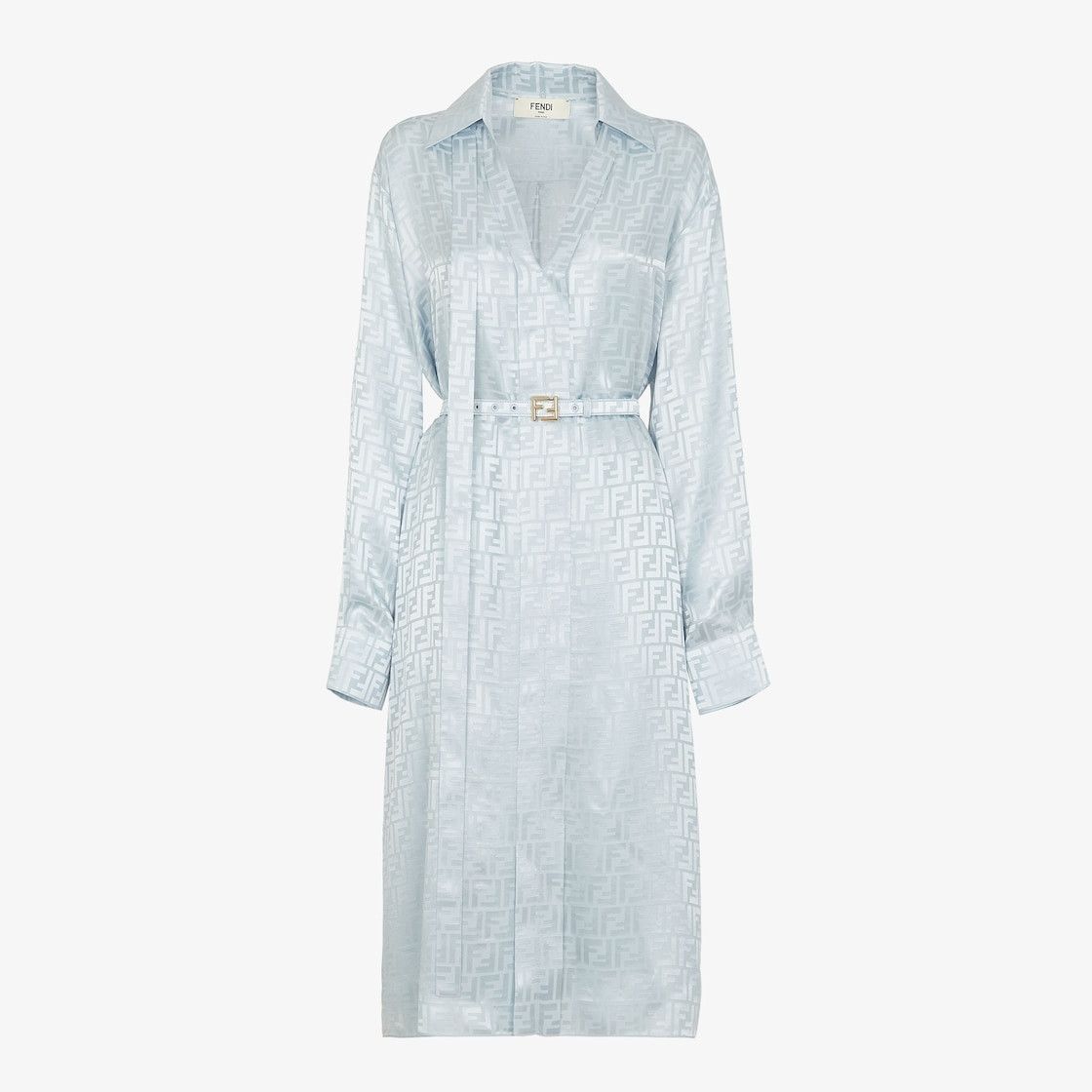 fendi light blue dress Fendi Italy. Light Blue Silk Dress main image 0