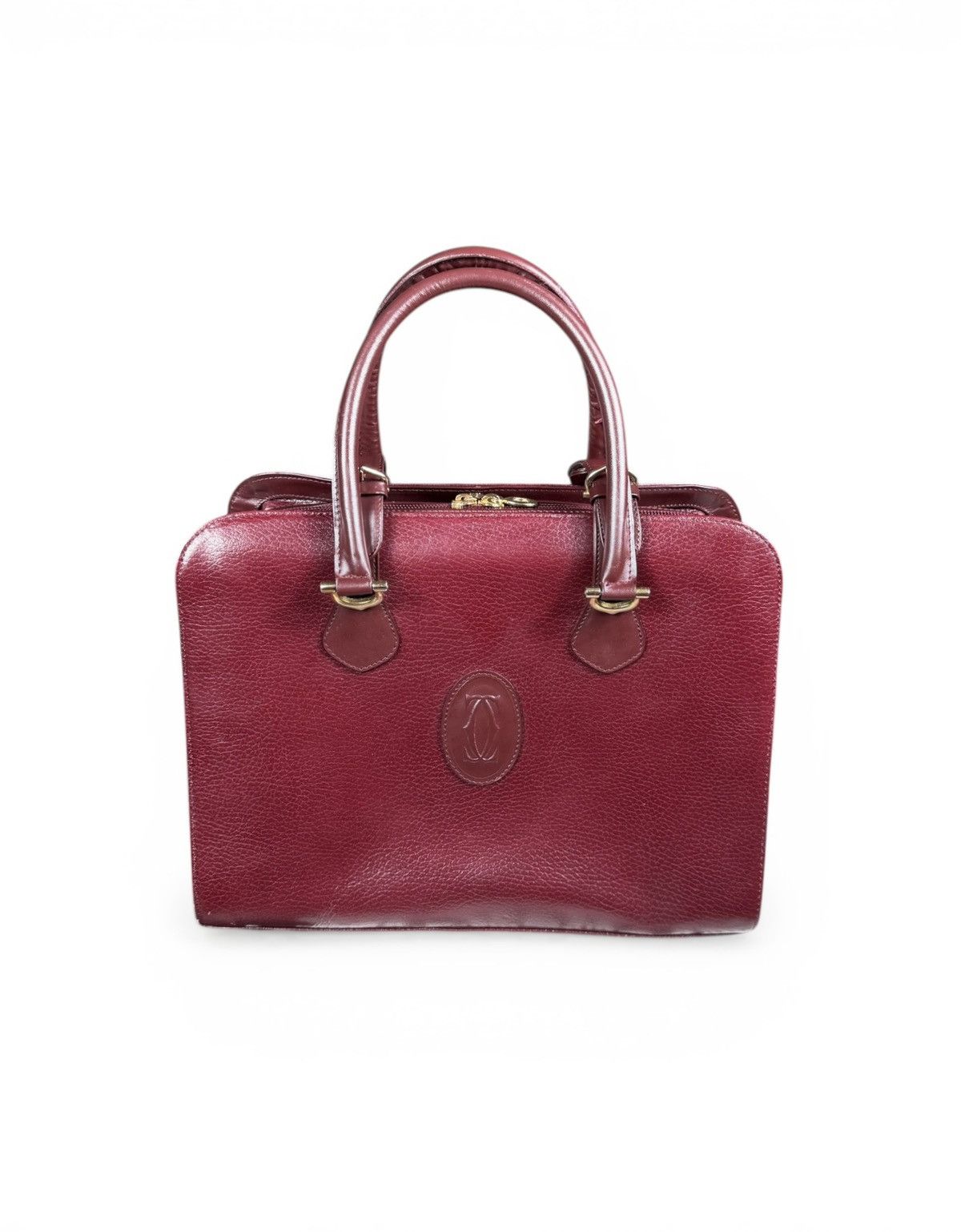 Cartier Cartier Logo Leather hand bag Size ONE SIZE - 1 Thumbnail