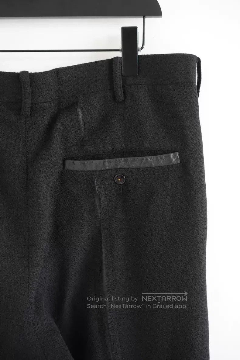 Yohji Yamamoto Yohji Yamamoto size 2 05aw torn patchwork leather trousers Size US 28 / EU 44 - 6 Thumbnail