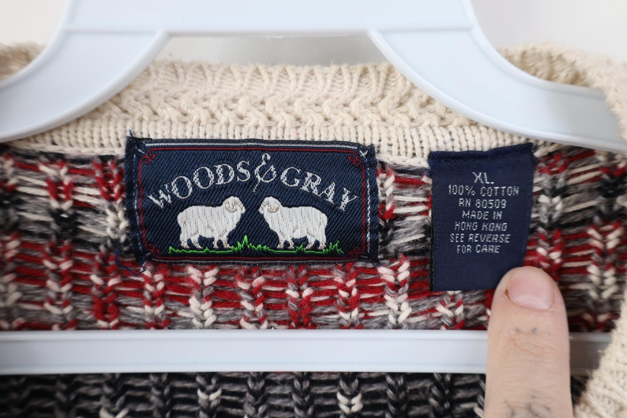 Vintage Vintage 90s Streetwear Knit Fair Isle Snowflake Sweater Size US XL / EU 56 / 4 - 8 Thumbnail