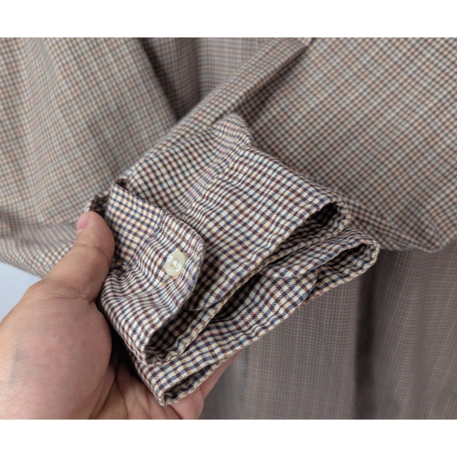 Ralph Lauren Ralph Lauren Shirt Button-Down Brown Plaid XL Cotton Long Sleeve Men’s Button-Up Casual, Classic, Preppy, Logo, All Seasons Size US XL / EU 56 / 4 - 4 Thumbnail