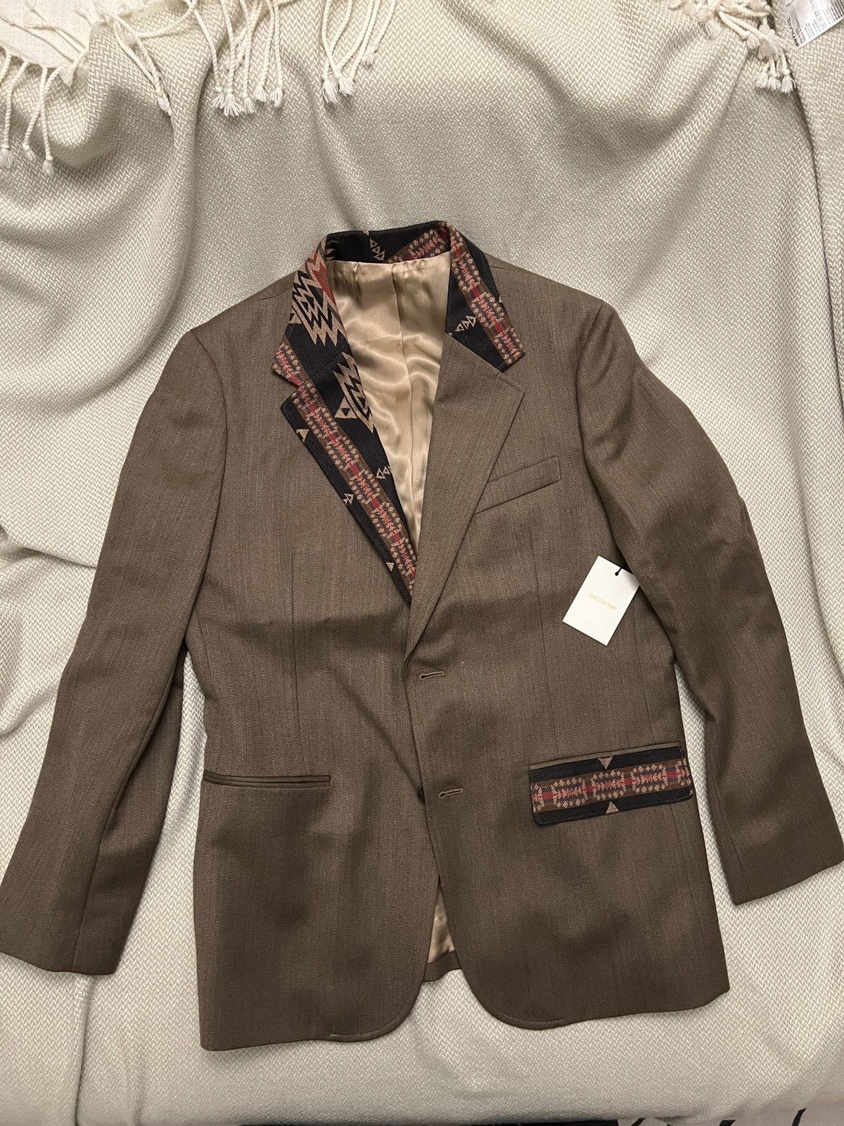 image of Aime Leon Dore Blazer/sport Coat/size S in Brown, Men's (Size Small)