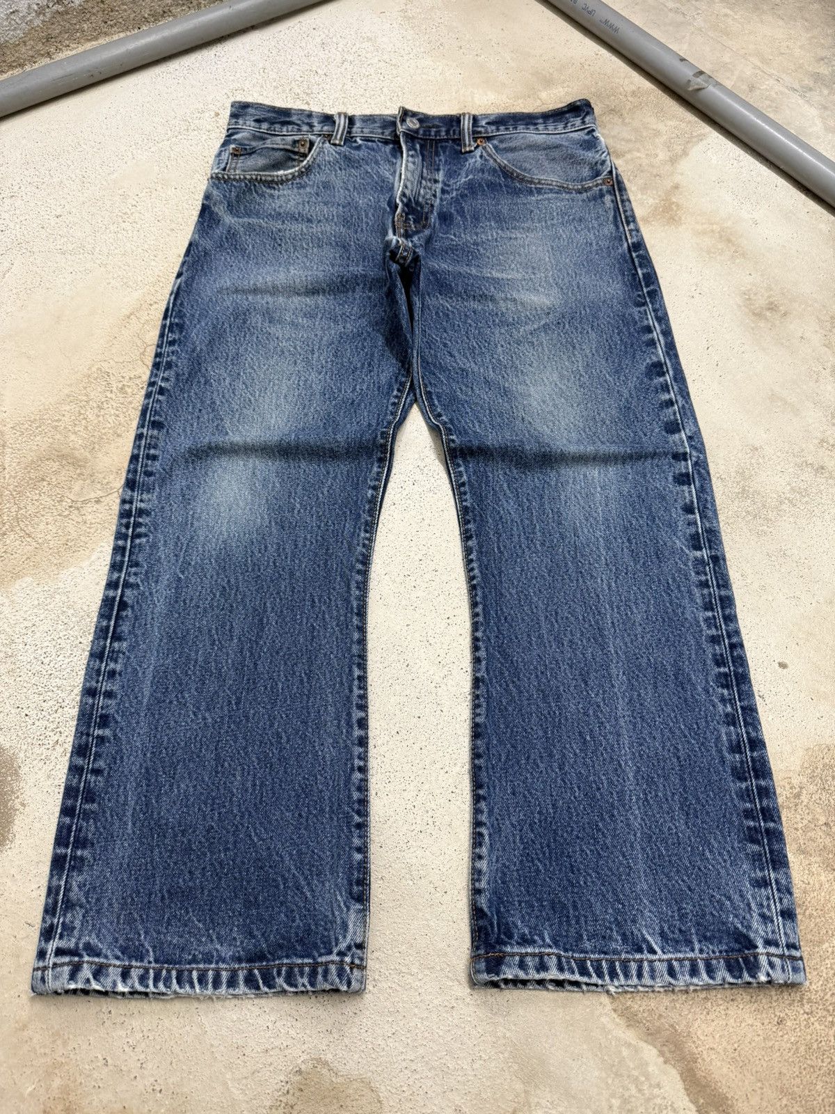 Levi's Vintage Late 90s Levis 517 Stonewashed Denim Pants Size US 33 - 1 Thumbnail