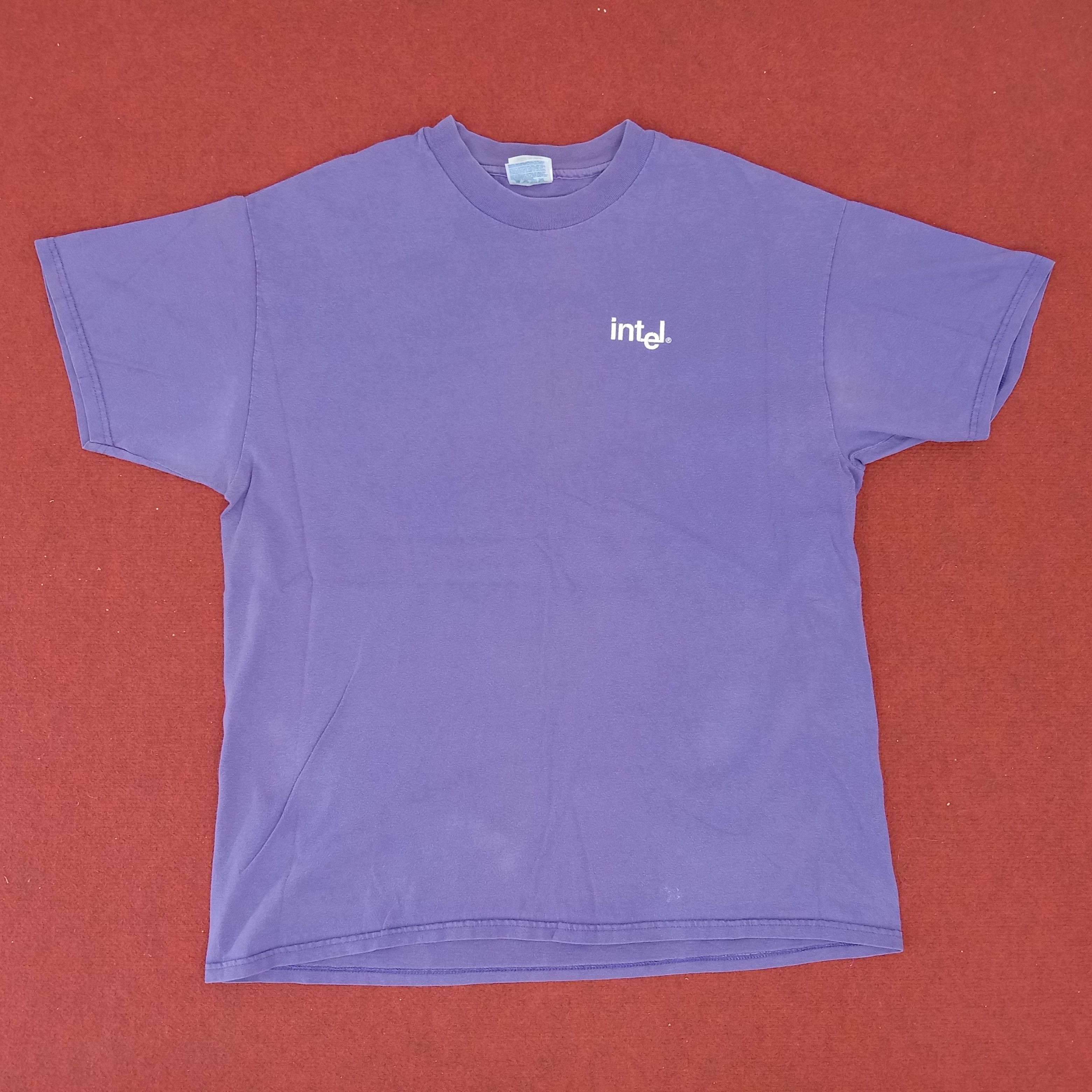 Vintage Intel Involved Logo Design Style Vintage Tshirt Size US XL / EU 56 / 4 - 1 Thumbnail