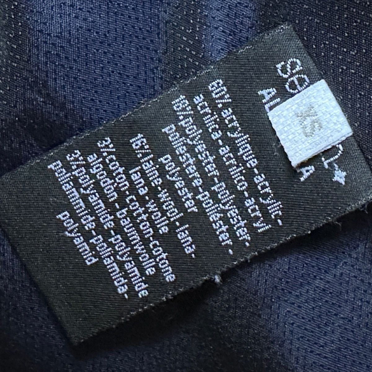 Other Sessùn Geometric Jacquard Oversized Blazer Jacket Navy XS Size XS / US 0-2 / IT 36-38 - 7 Thumbnail