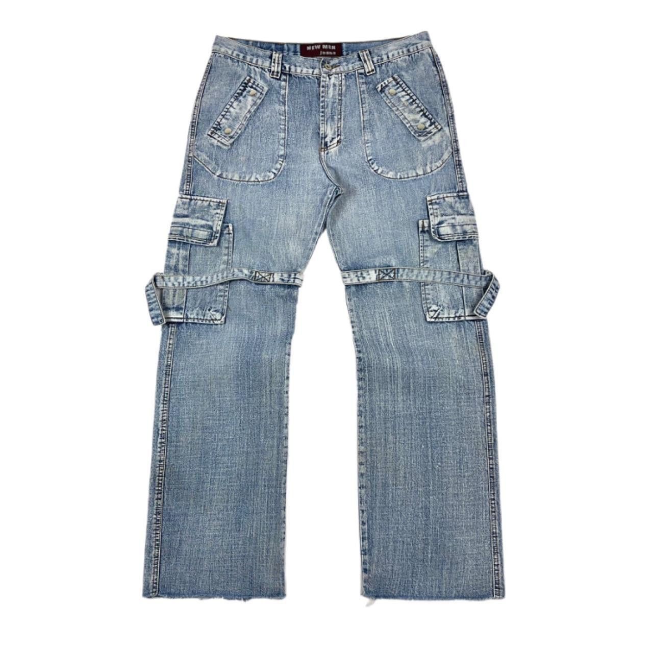 Vintage Archive Bondage Strap Cargo Jeans | Grailed