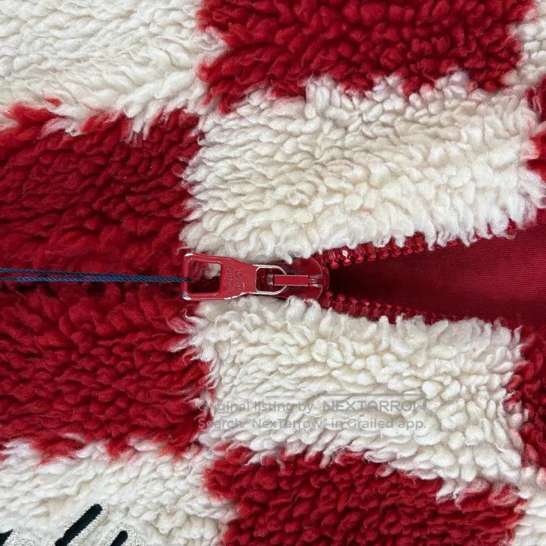 Louis Vuitton Louis Vuitton Nigo Signature Red Checkerboard Polar Fleece Size US L / EU 52-54 / 3 - 8 Thumbnail