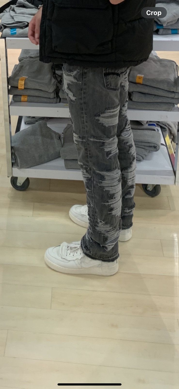Handmade × Levi's distressed Levi’s 501 32/32 denim. Size US 32 / EU 48 - 8 Thumbnail