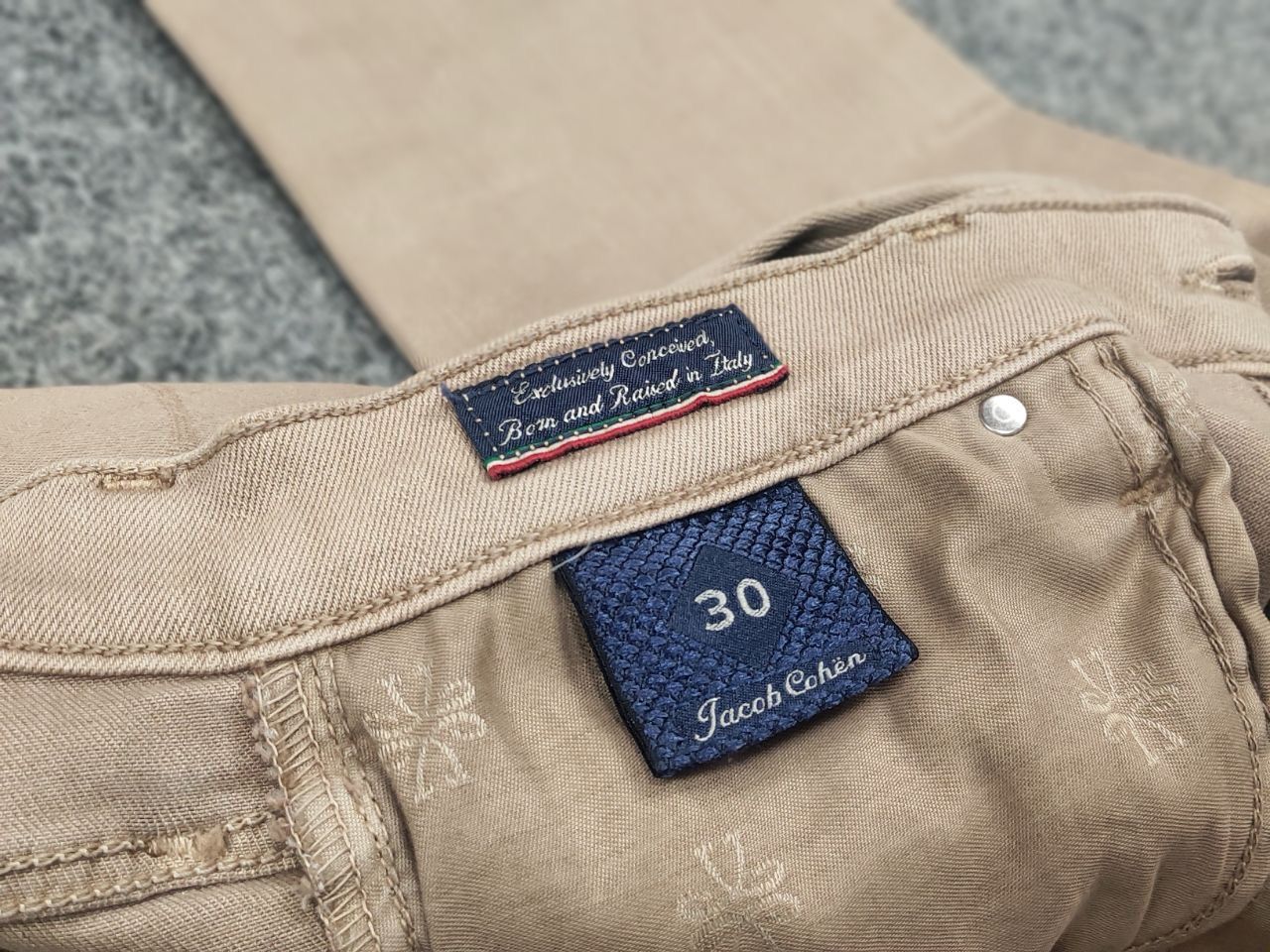 Jacob Cohen Jacob Cohen Italy Design kimberly Slim Fit beige denim Jeans Size 30" / US 8 / IT 44 - 14 Thumbnail
