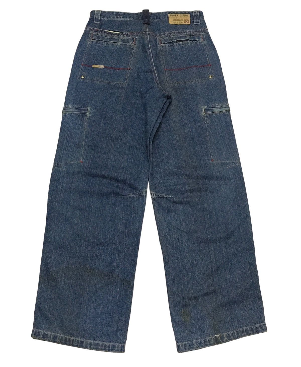 Rap Tees Rare Design Vintage Brand Pract Hip Hop Baggy Jeans 1990s Size US 34 / EU 50 - 2 Thumbnail