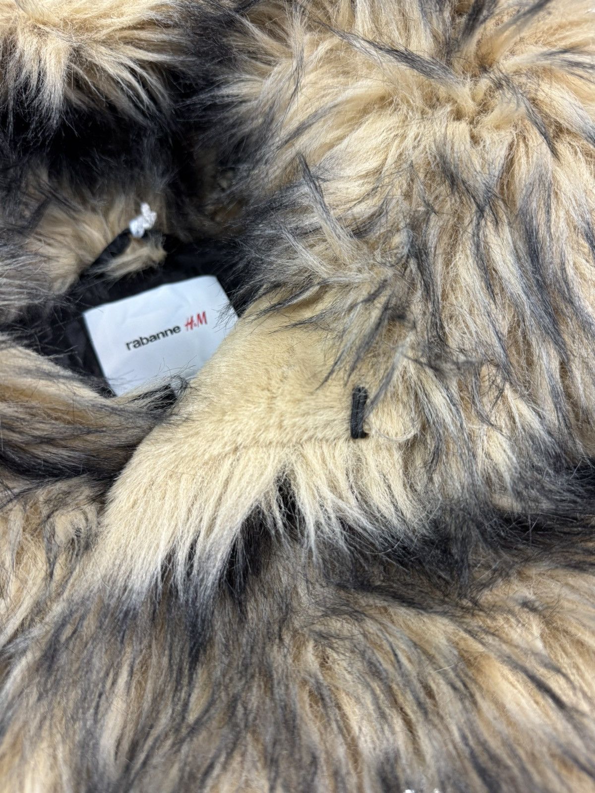 H&M × Paco Rabanne Rabanne x H&M Animal Print Faux Fur Hooded Jacket Size M / US 6-8 / IT 42-44 - 11 Thumbnail