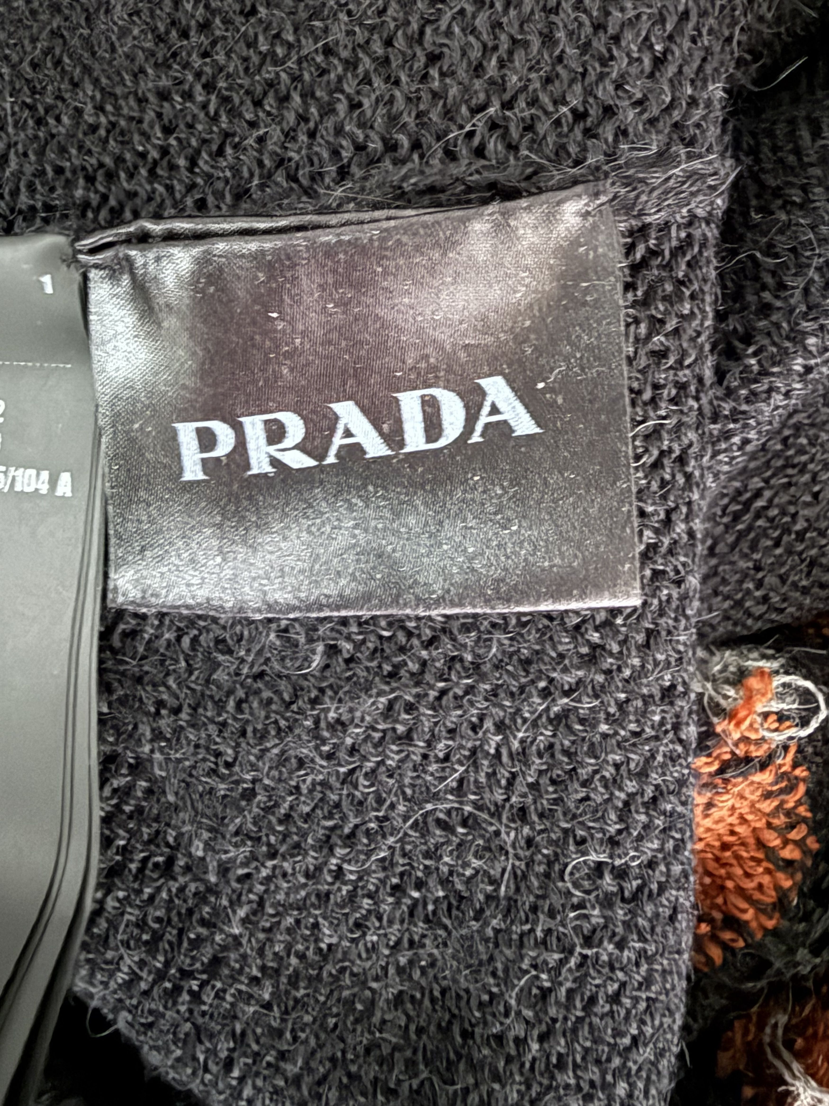 Prada Prada Deep Scoop Argyle Sweater Size US L / EU 52-54 / 3 - 14 Thumbnail