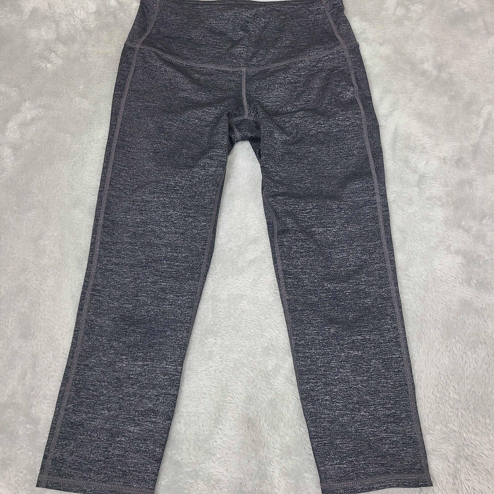 Athleta Athleta black space dye crop leggings Size XS Size 28" / US 6 / IT 42 - 1 Thumbnail