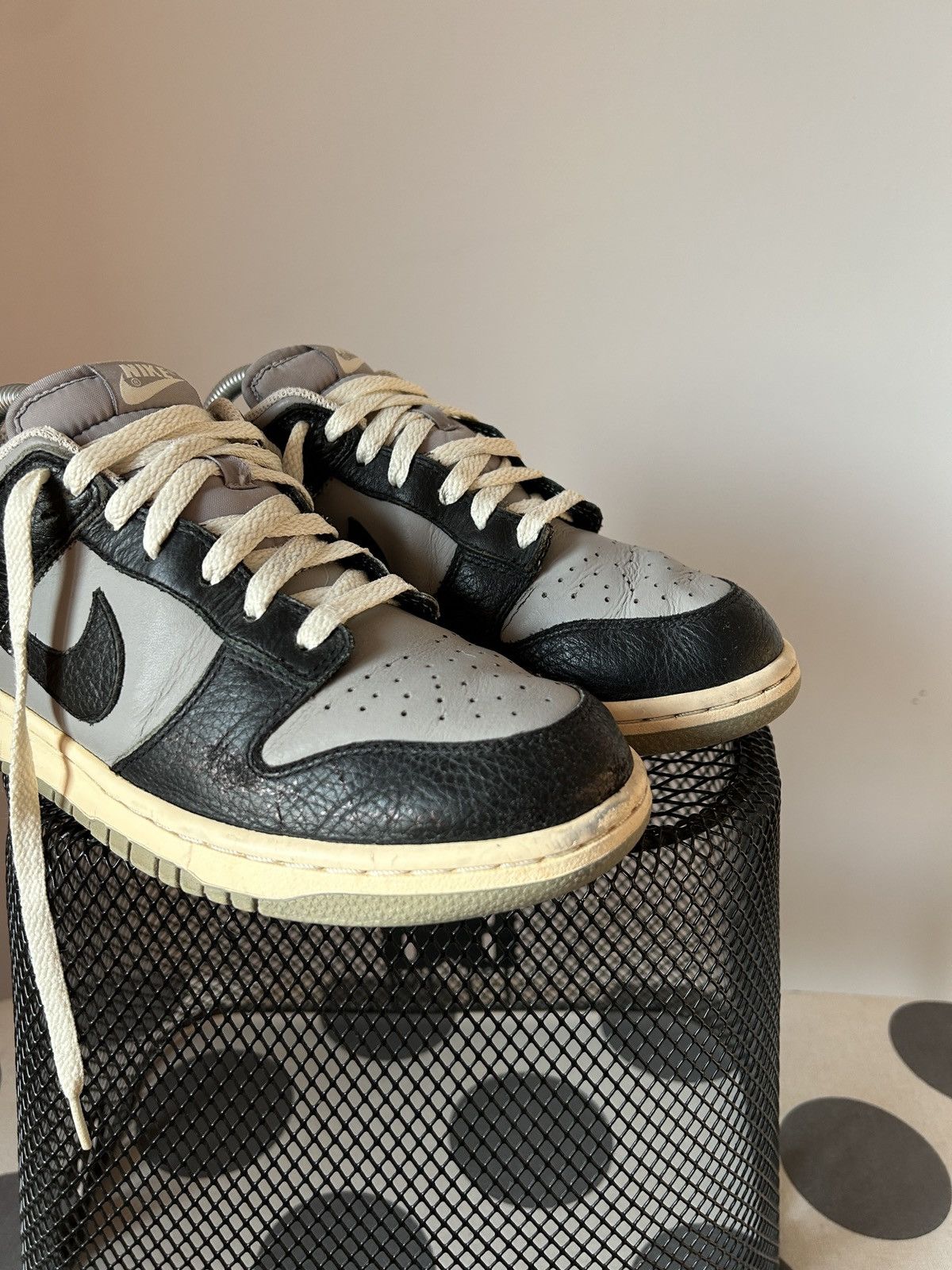 Nike × Vintage 💥RARE💥Nike Dunk Low Medium Grey 00s Shoes Sneakers Size 8 Size US 8 / EU 41 - 5 Thumbnail