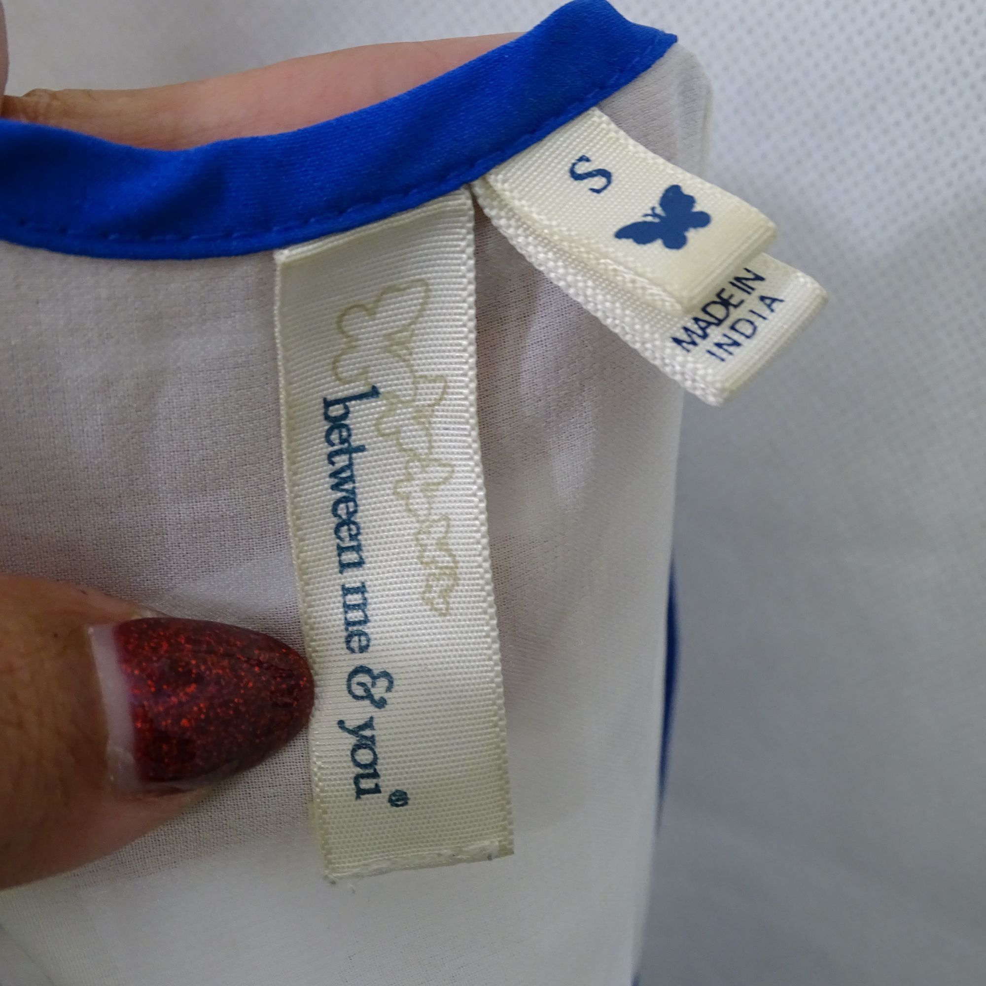 Other Between Me and You Blue Tank Top Cami Women Size S Festival Size S / US 4 / IT 40 - 4 Thumbnail