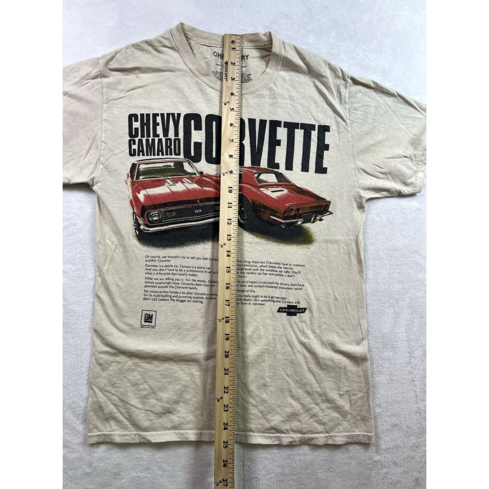 Alchemist Real Chemistry Camaro/Corvette T-Shirt Short Sleeve Crew Neck Small Mens Multicolor Cars Classic 90s Era No Size US S / EU 44-46 / 1 - 3 Thumbnail