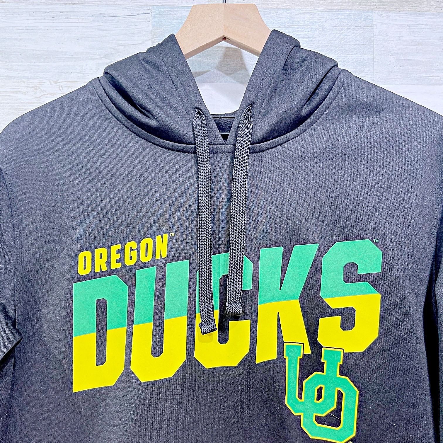 NCAA Oregon Ducks Performance Fleece Hoodie Mens Medium Size US M / EU 48-50 / 2 - 2 Thumbnail