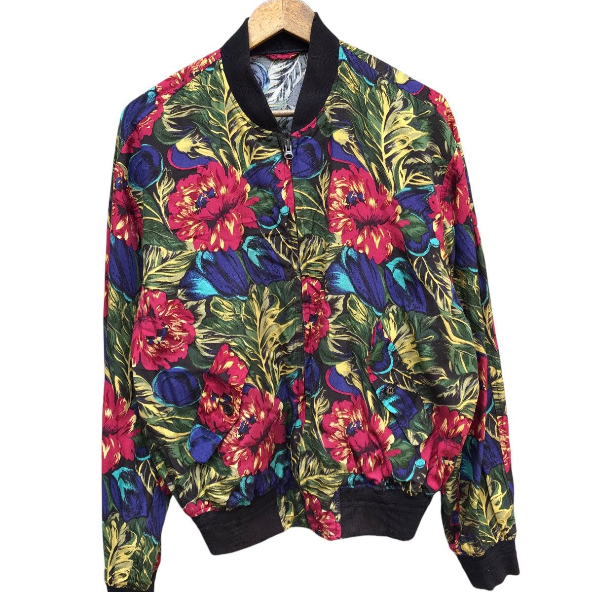 Japanese Brand INCENSE FLORA FULL PRINT BOMBER JACKET Size US M / EU 48-50 / 2 - 5 Thumbnail